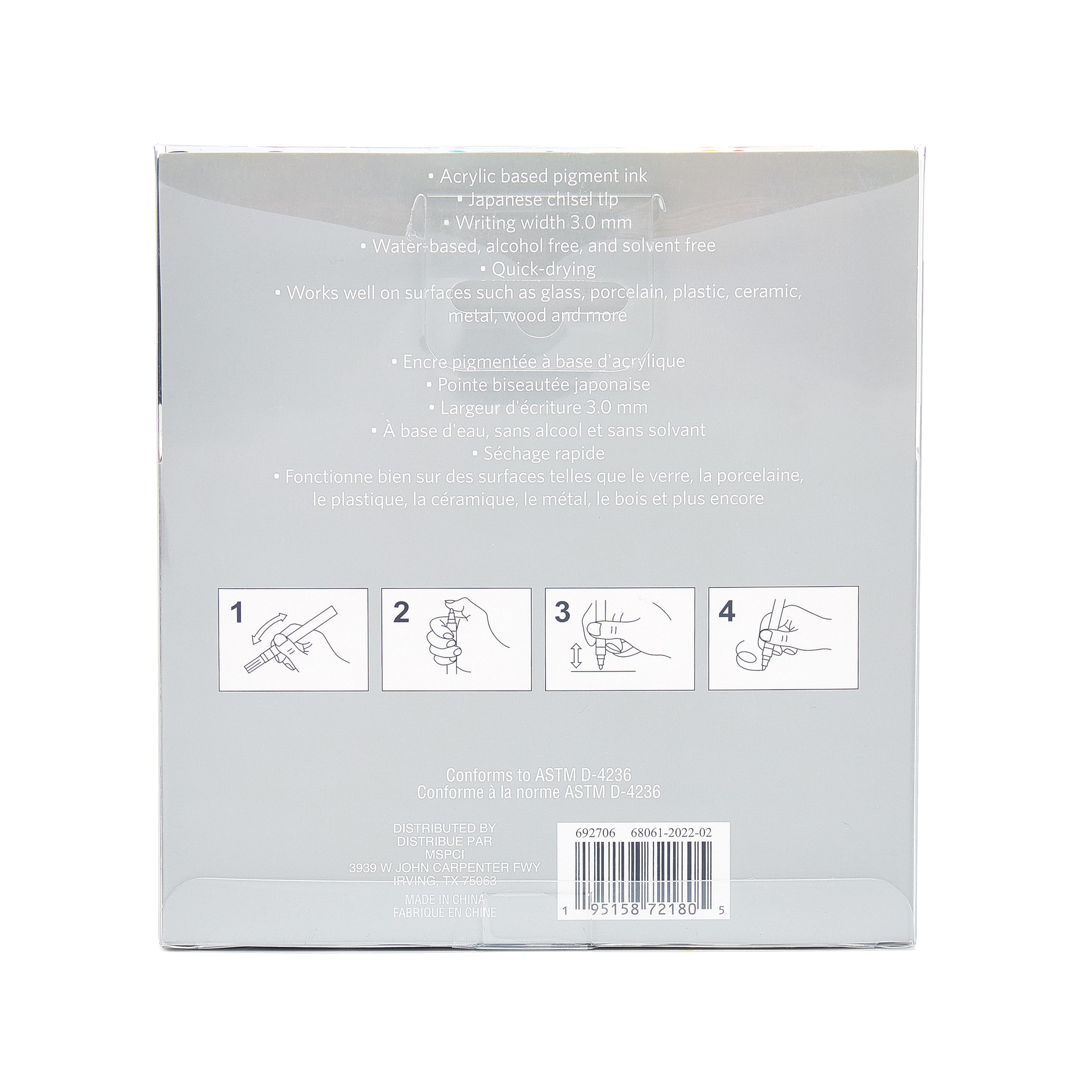 Chisel Tip 8 Colour Paint Marker Set by Artist's Loft™