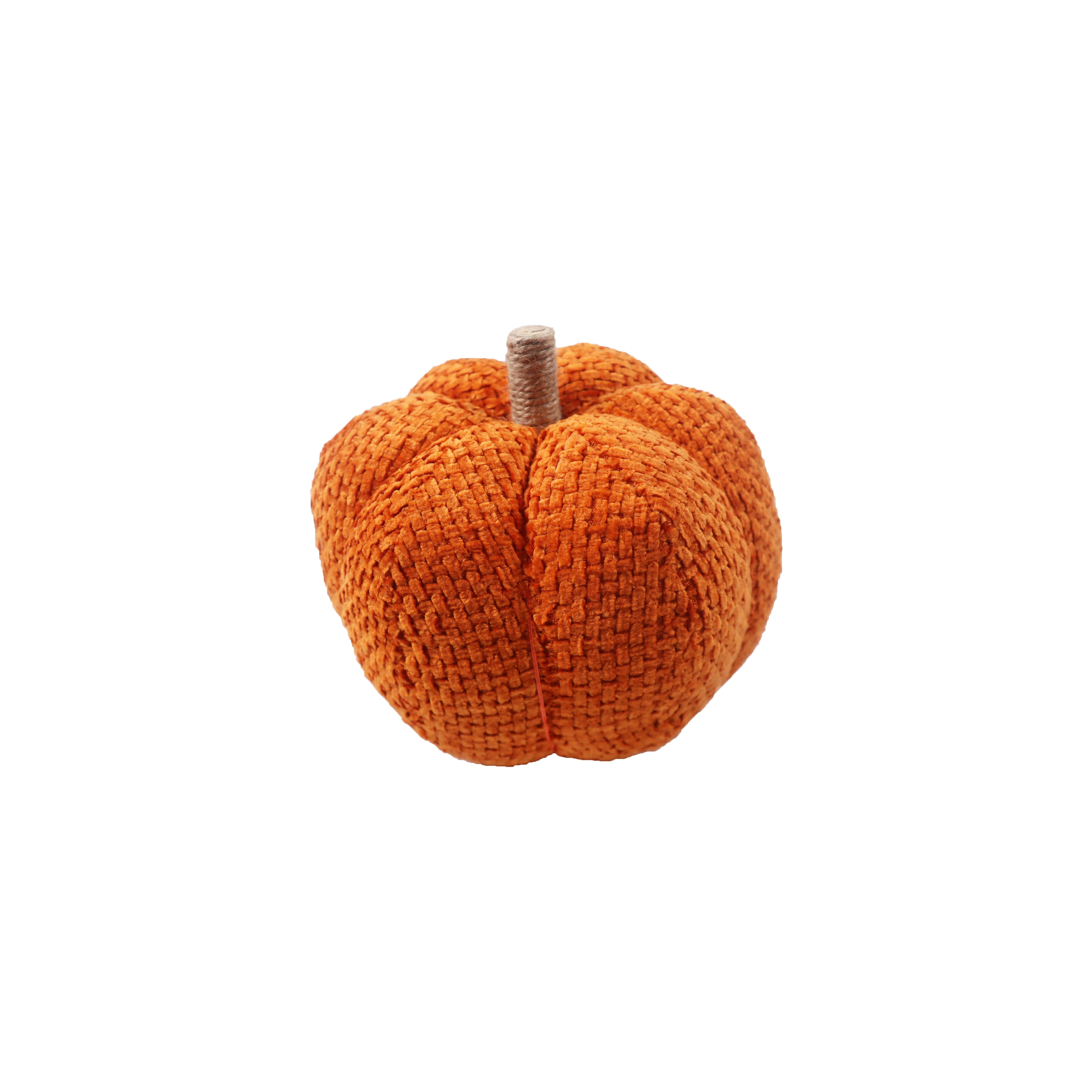 6&#x22; Soft Chenille Pumpkin Tabletop D&#xE9;cor by Ashland&#xAE;