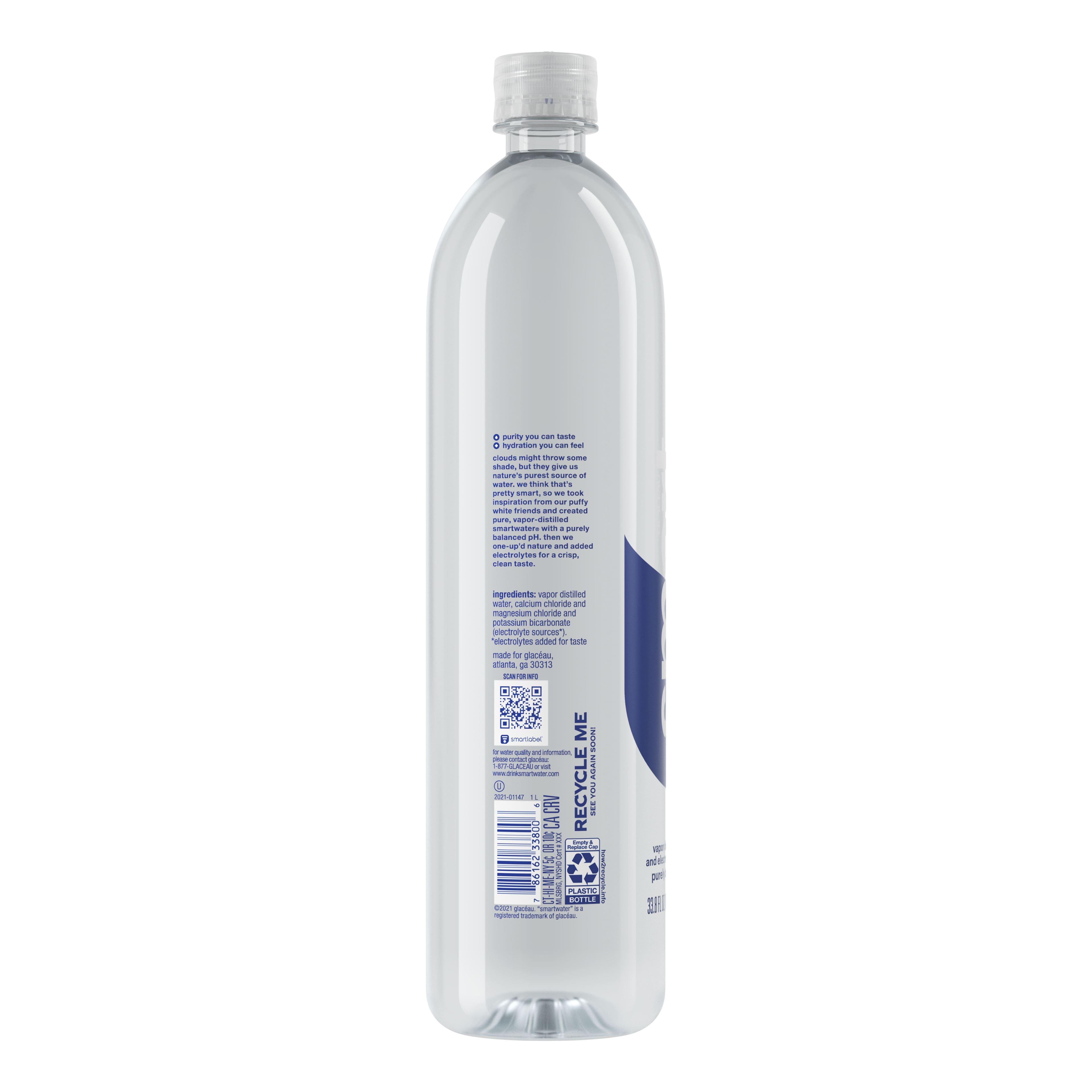 Glac&#xE9;au Smartwater&#xAE;,33.8oz.