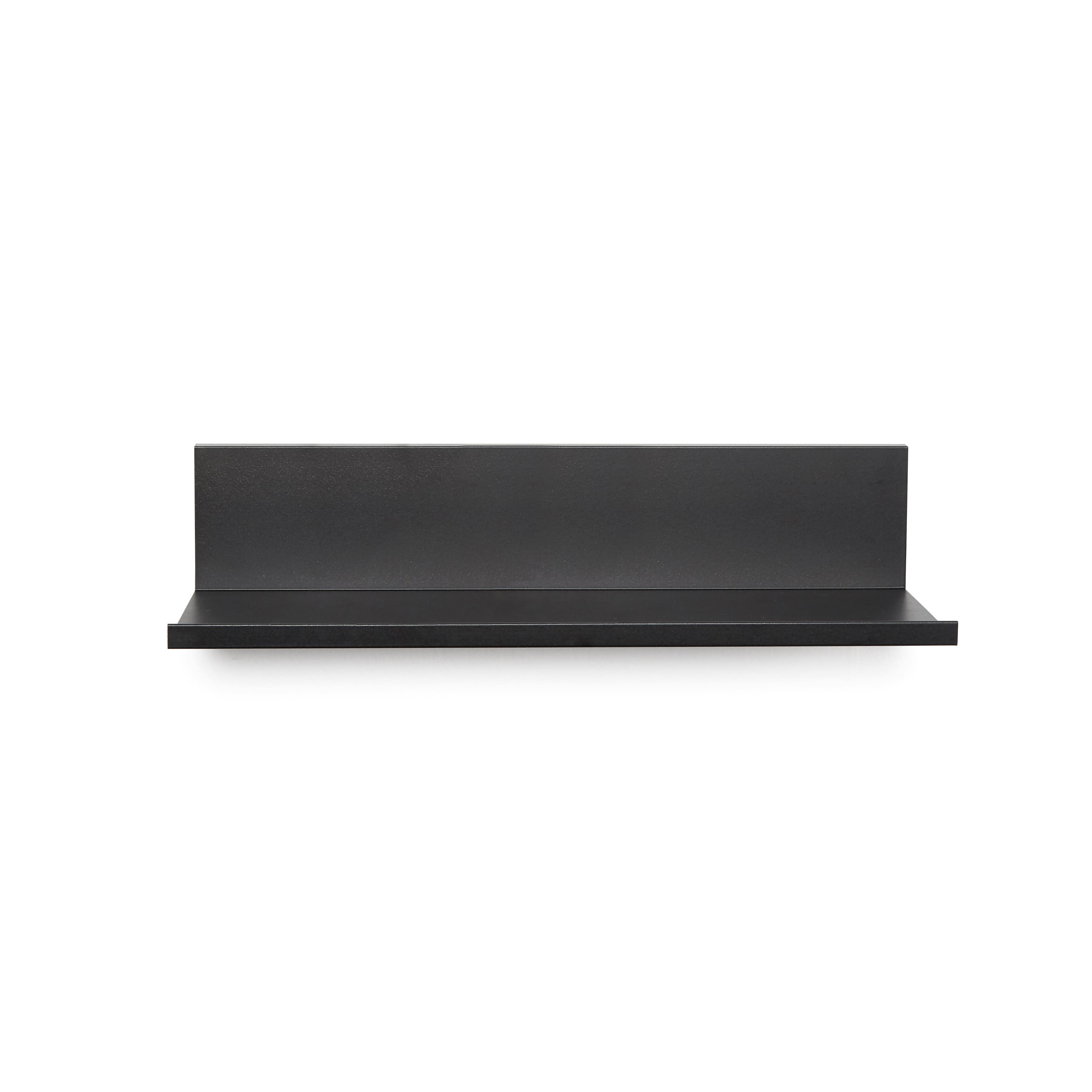 HangZ™ Black Reversible No Stud Floating Shelf