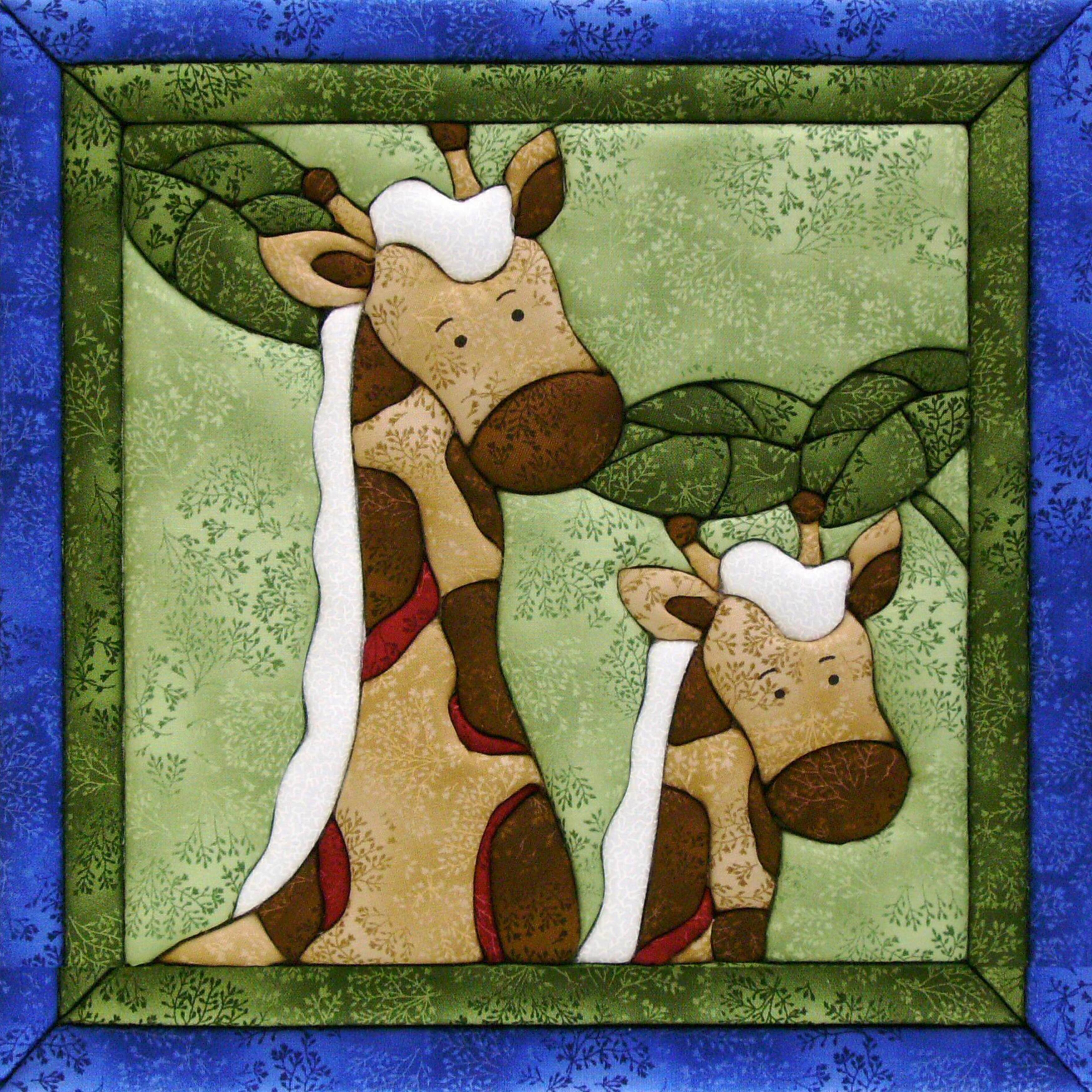 Quilt-Magic No Sew Wall Hanging Kit-Giraffe 