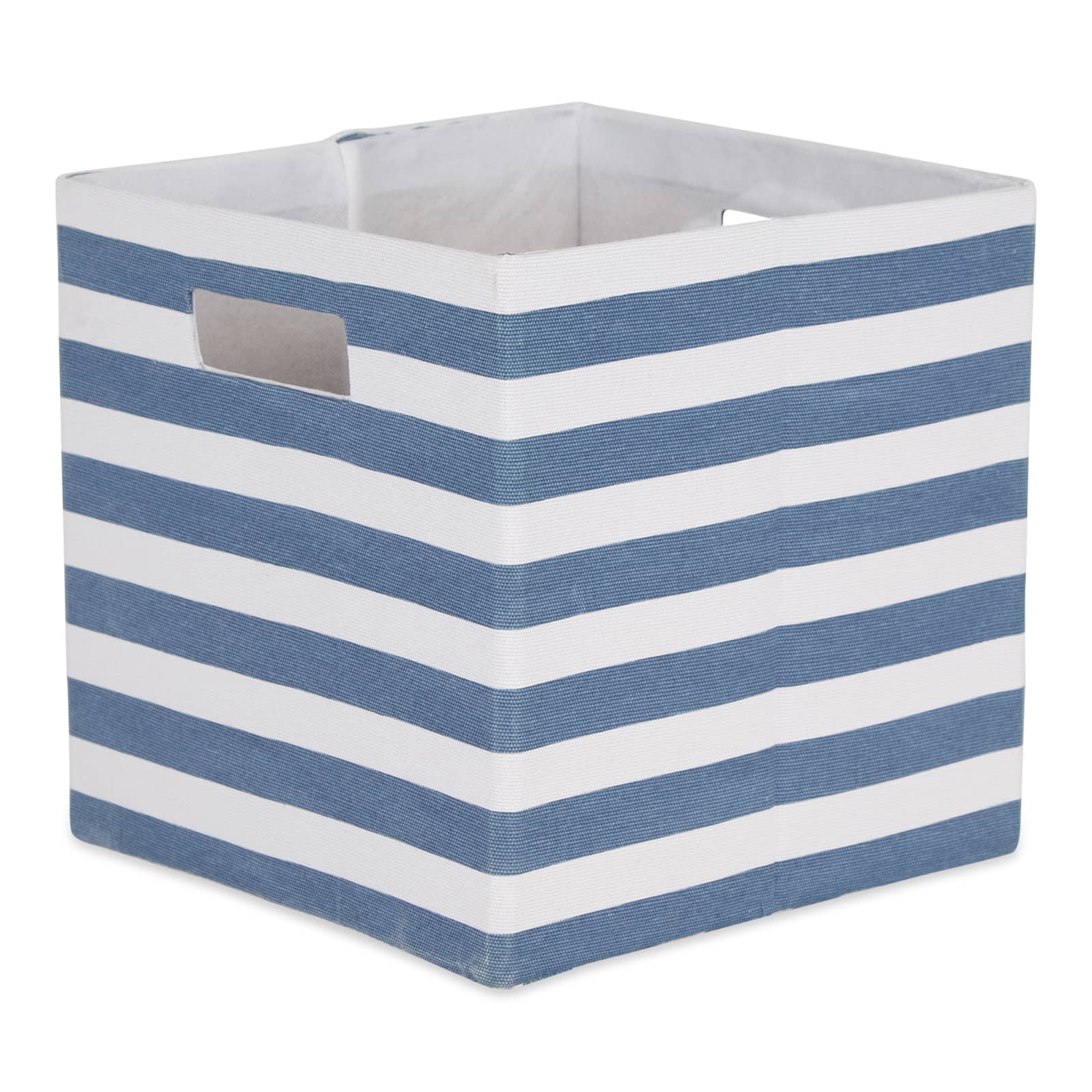 DII&#xAE; 11&#x22; Polyester Stripes Storage Cube