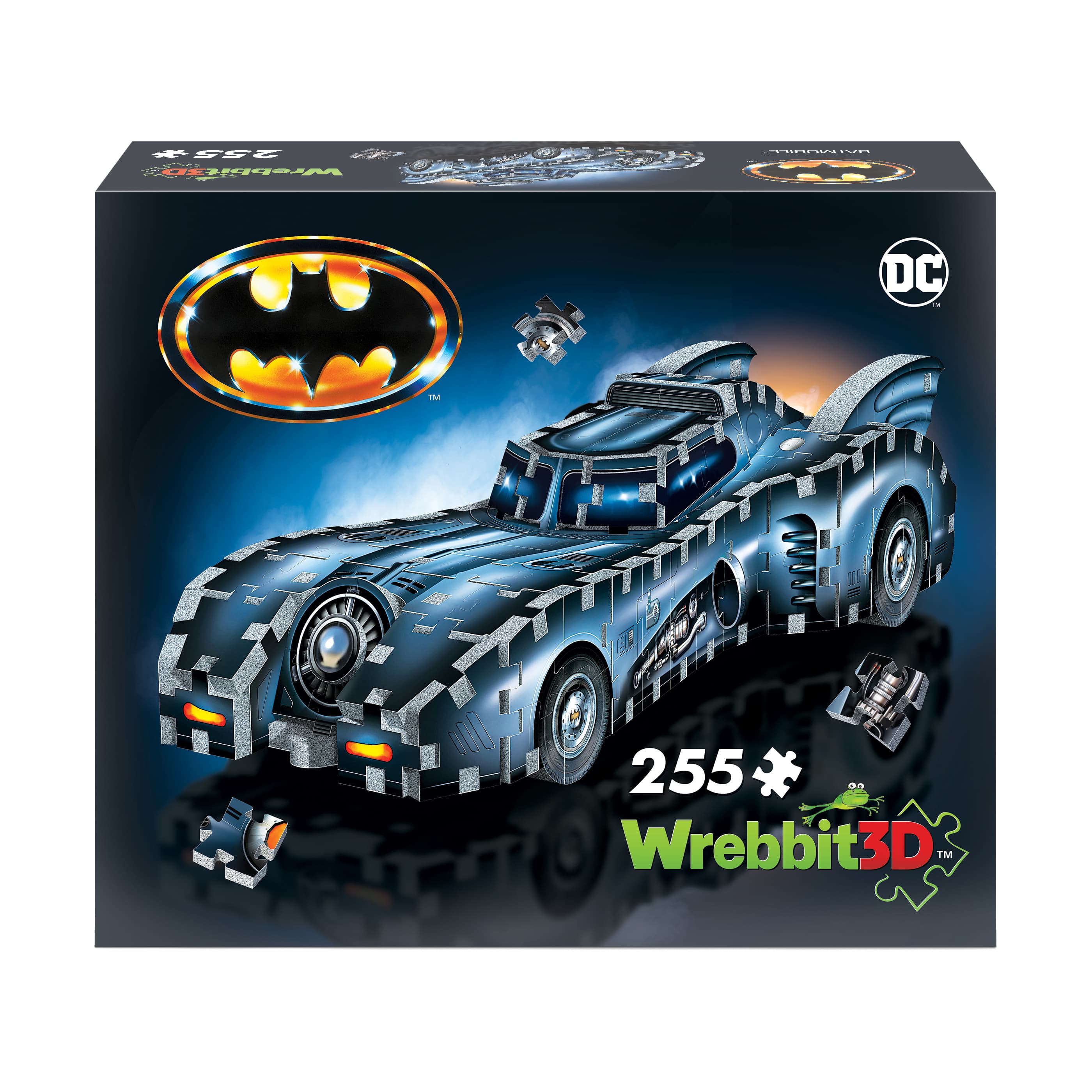 DC Batman - Batmobile 3D Jigsaw Puzzle: 255 Pcs