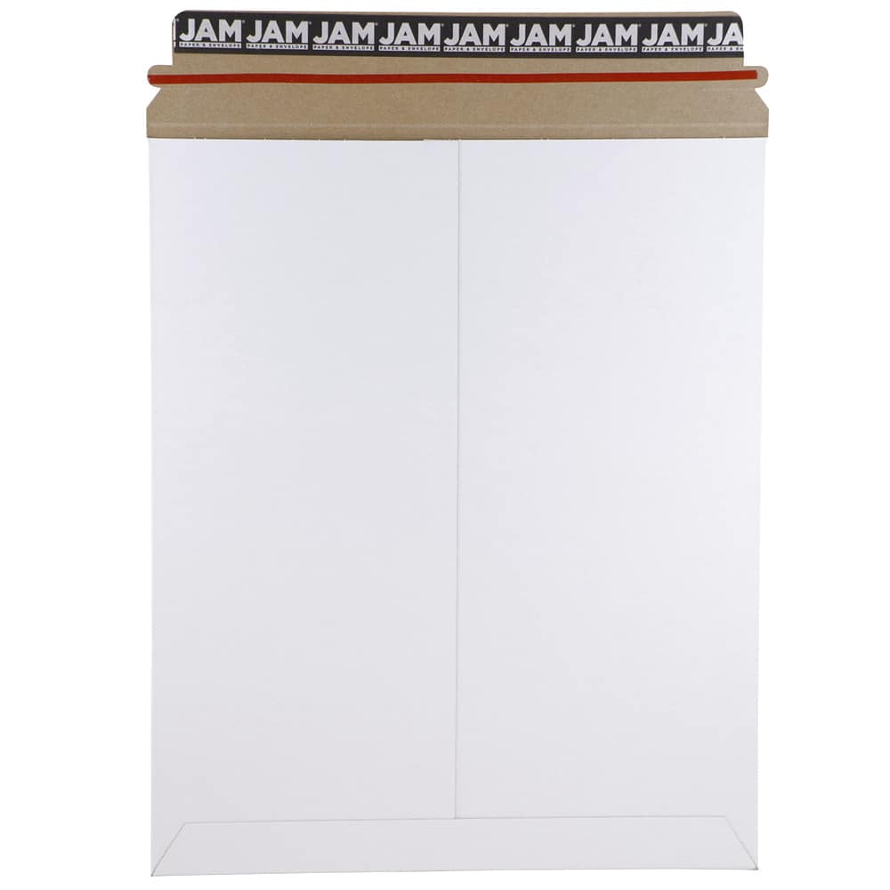 JAM Paper 11" x 13.5" Flat Photo Mailer Peel & Seal Closure Envelopes, 6ct.