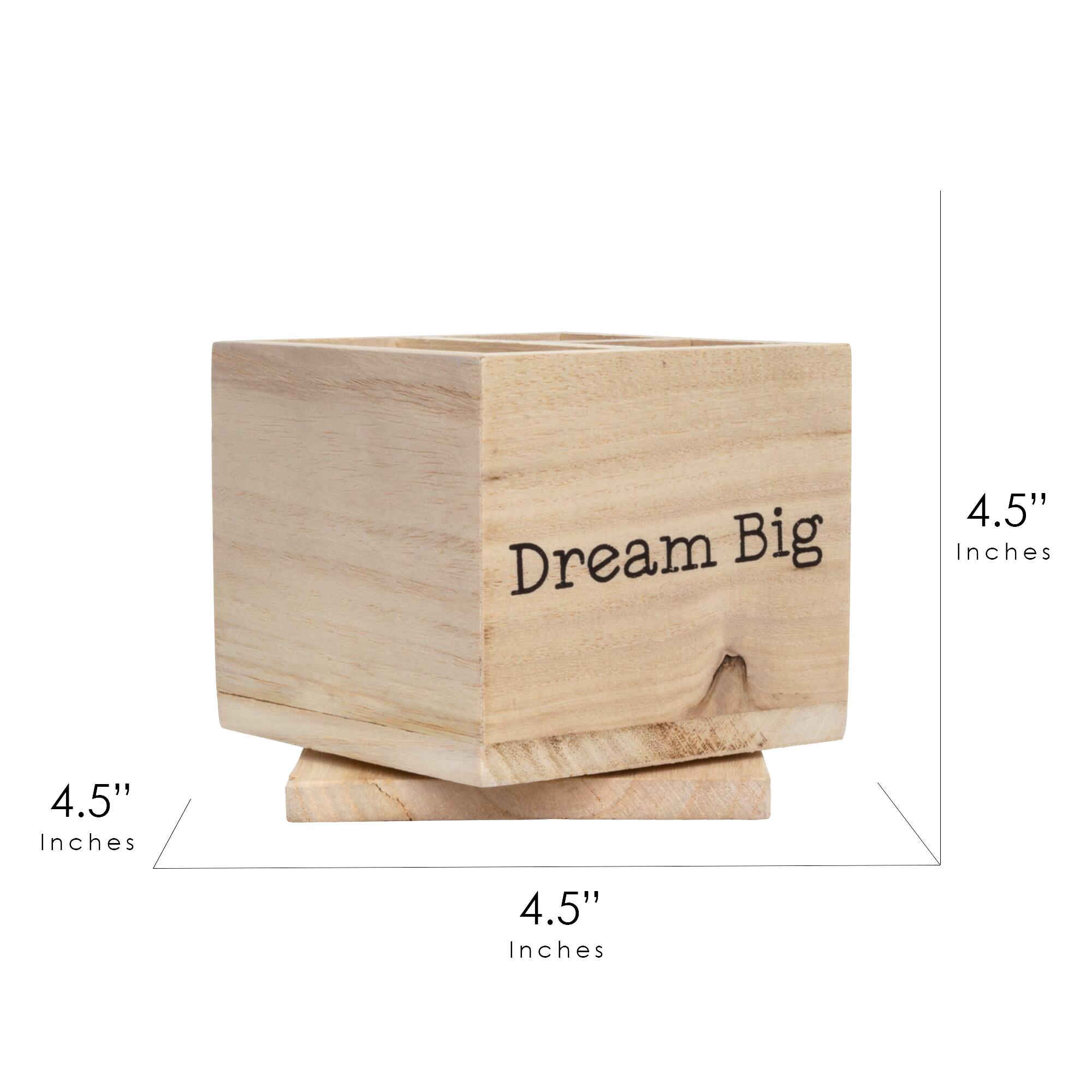 Dream Big Rotating Desk Organizer