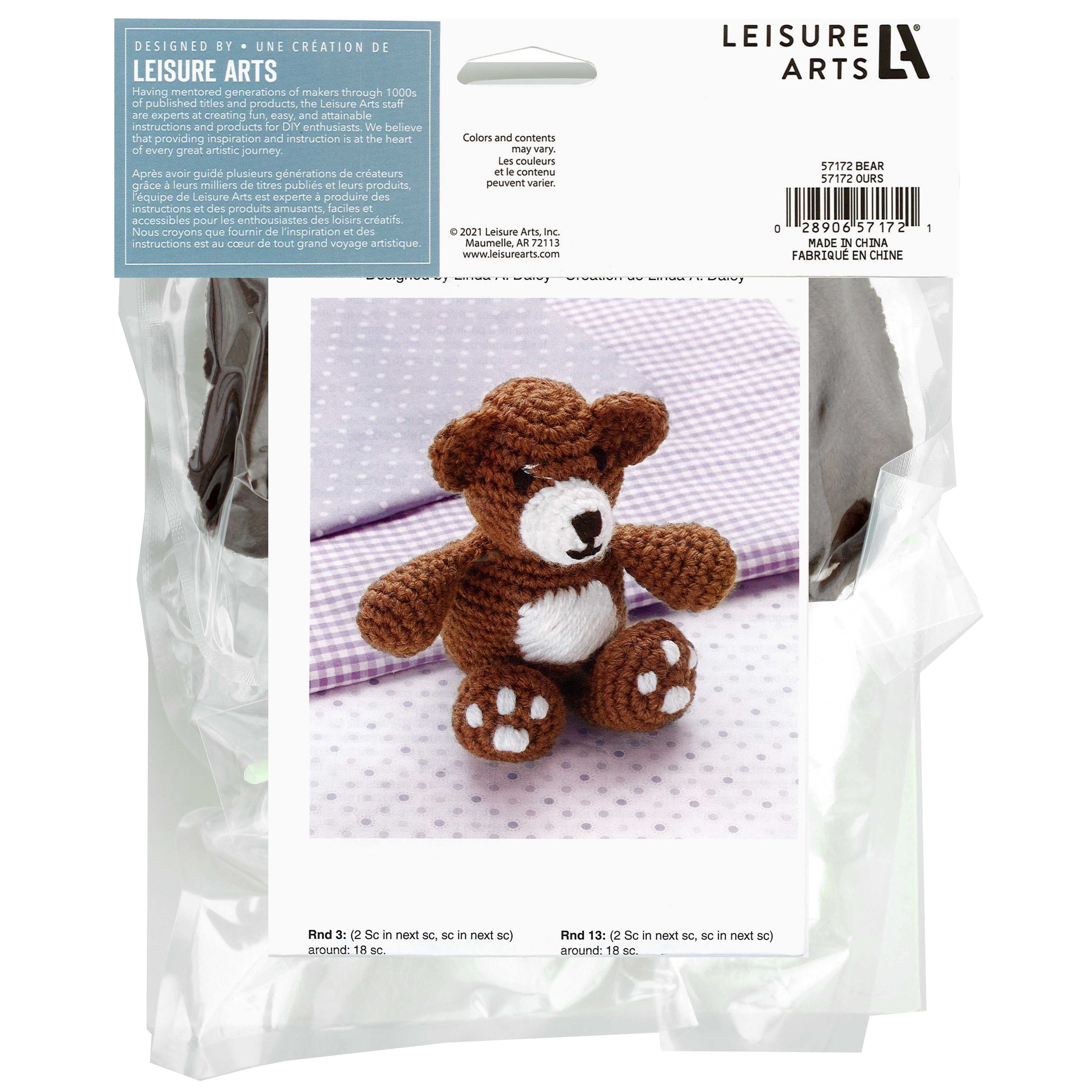 Leisure Arts&#xAE; Make A Little Friend Bear Kit