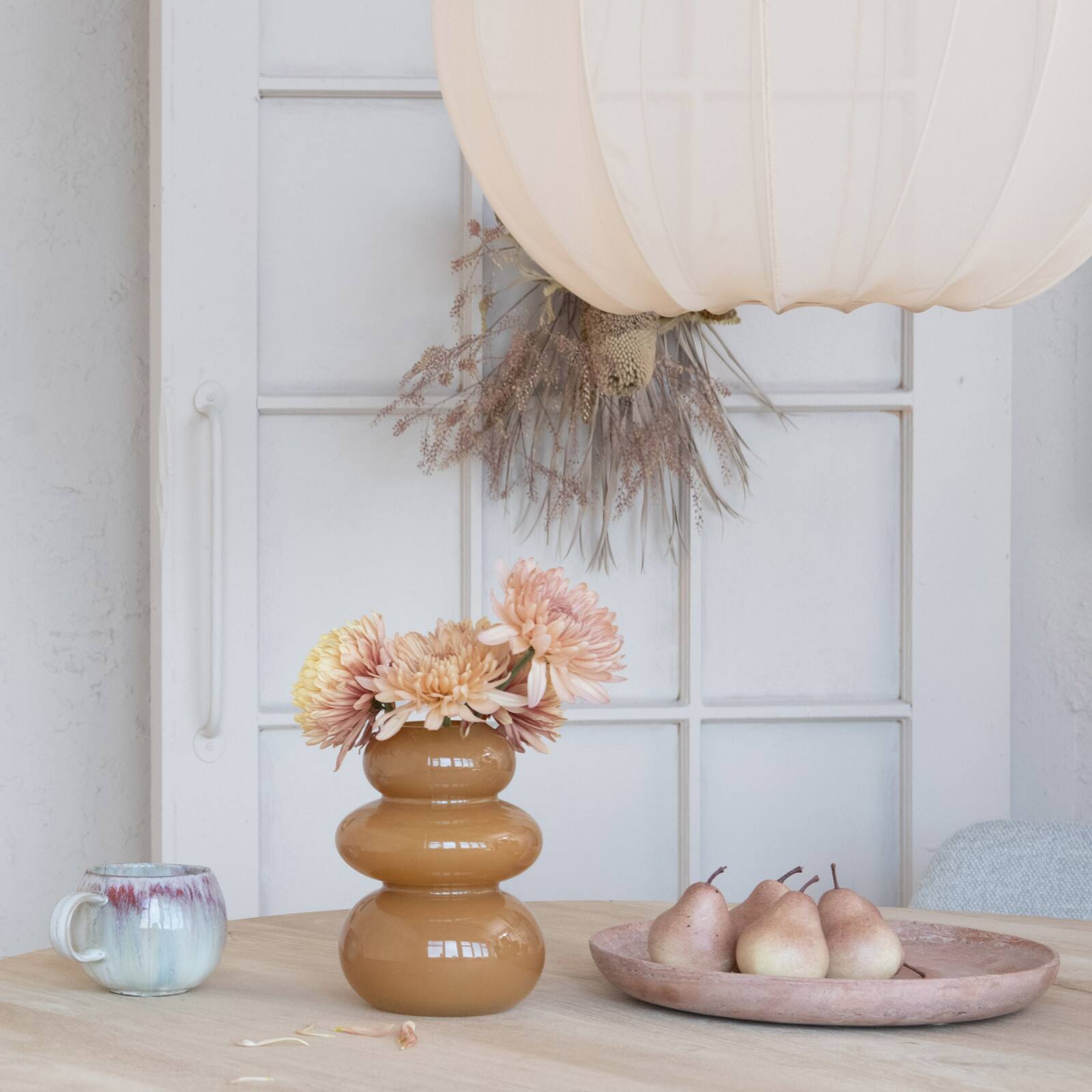 Hello Honey® 12" Red Travertine Elegance Food Tray