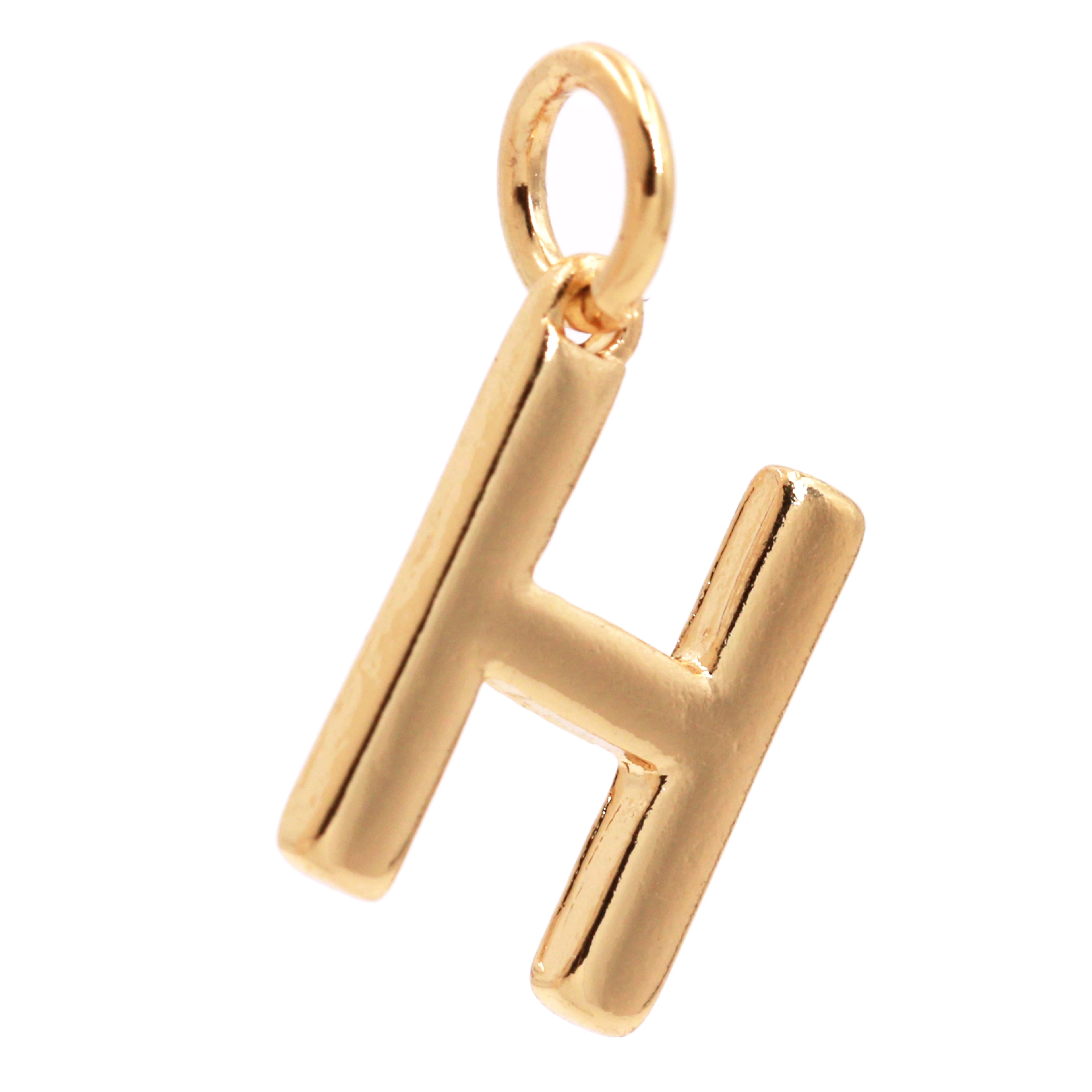 14K Gold Plated Letter Charm by Bead Landing&#x2122;