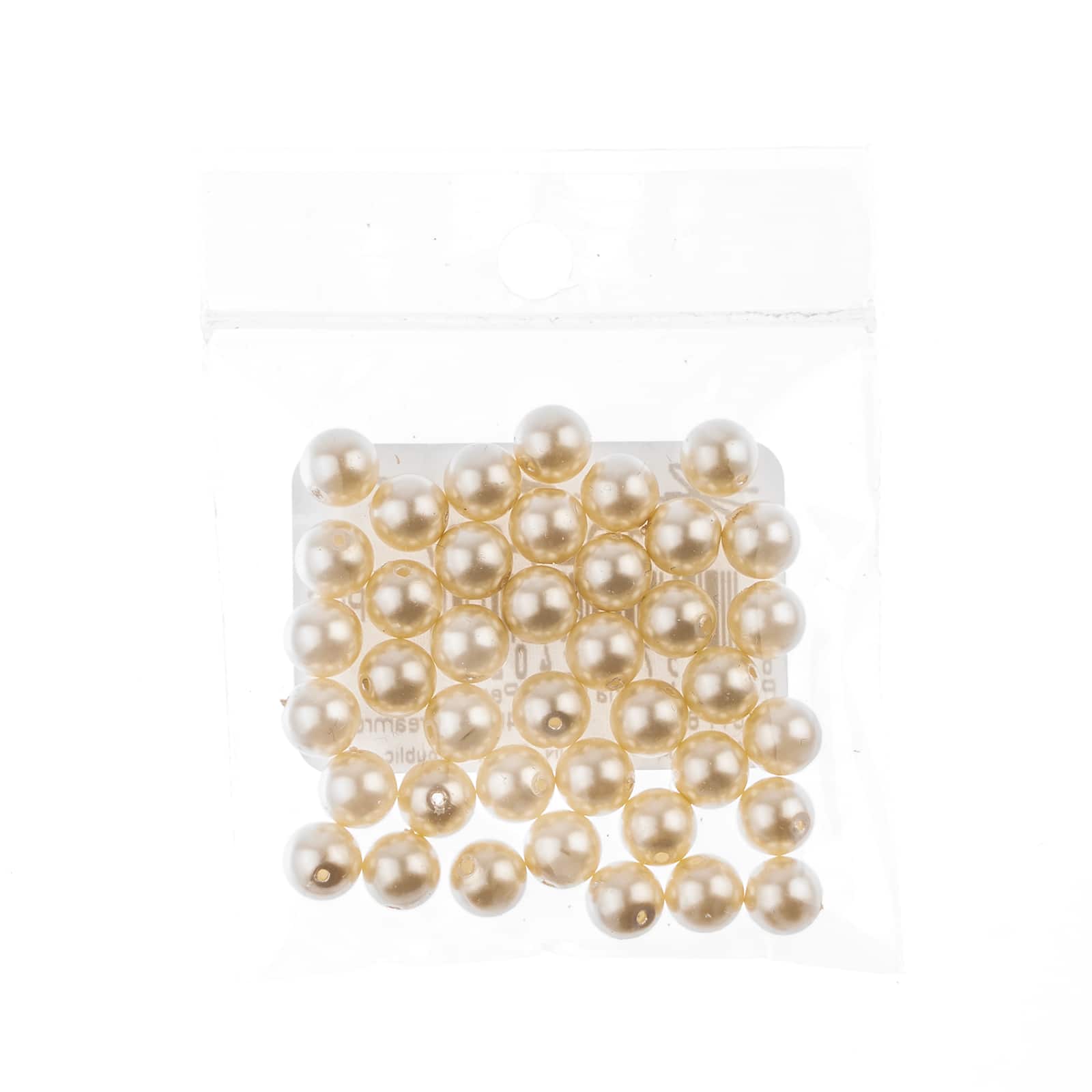 Preciosa Maxima 6mm Glass Nacre Pearls, 40ct.