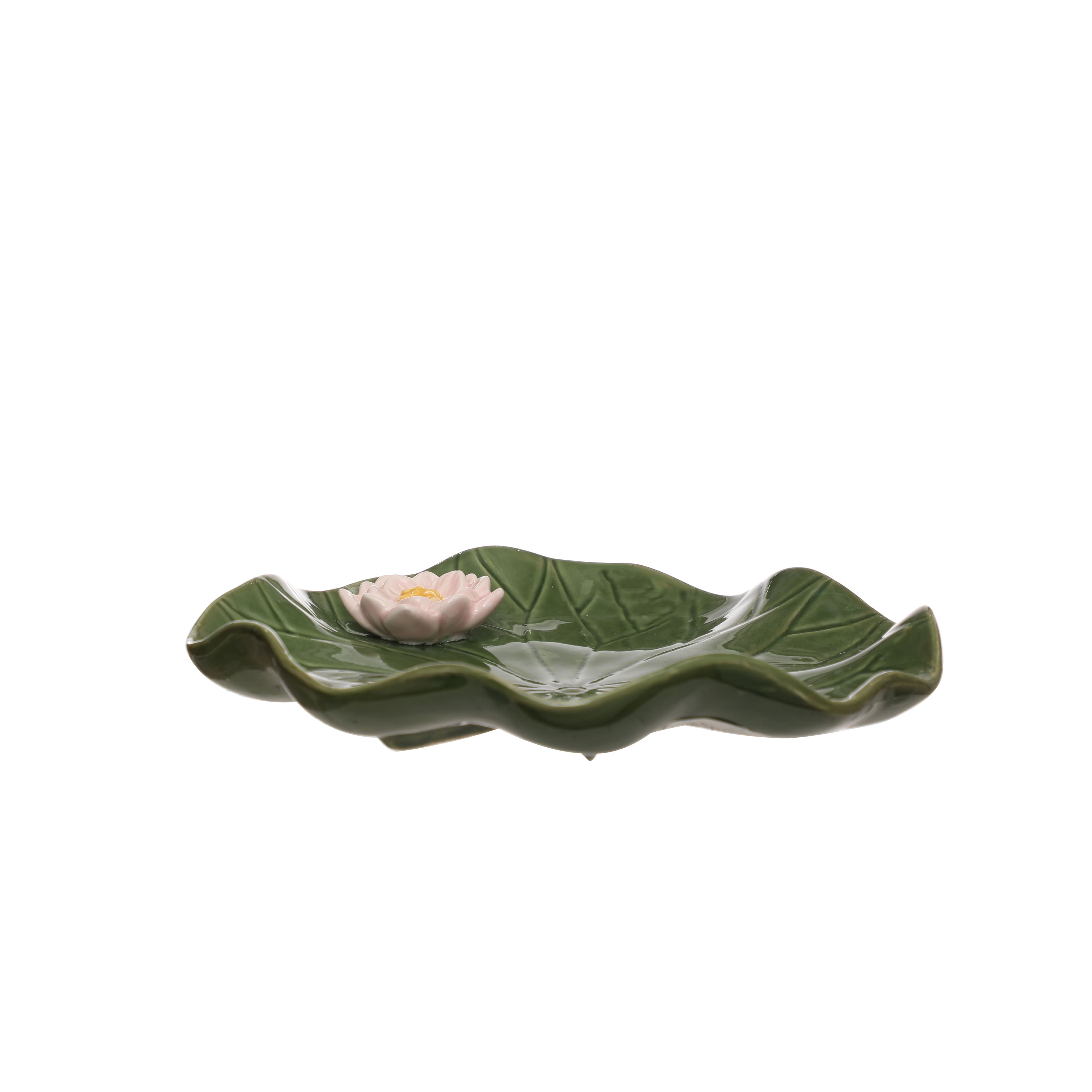 10.25&#x22; Lily Pad Ceramic Plate by Ashland&#xAE;