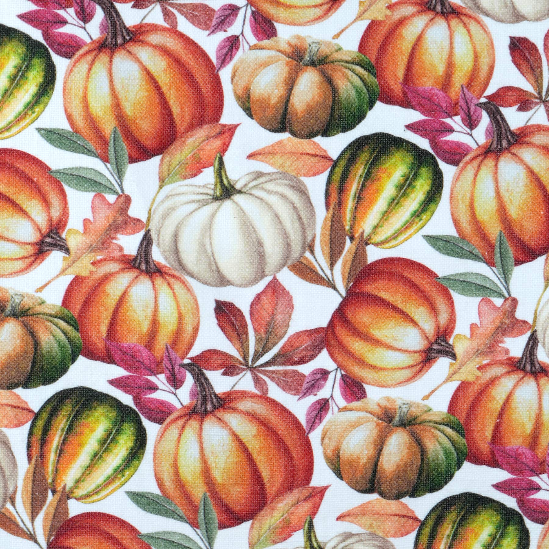 Pumpkin Print Tea Towel by Makery&#x2122;