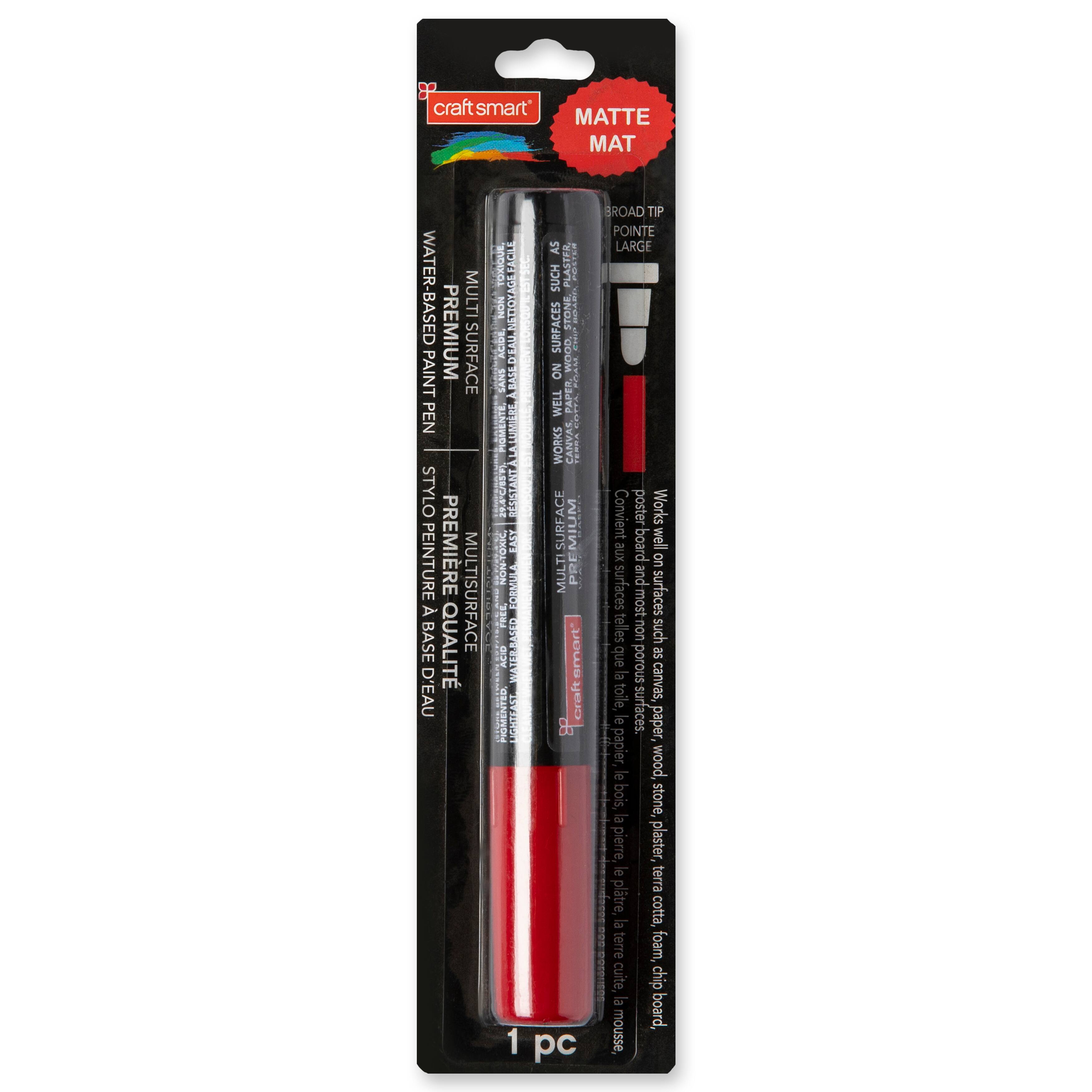 12 Pack: Premium Broad Tip Matte Water-Based Paint Pen by Craft Smart&#xAE;