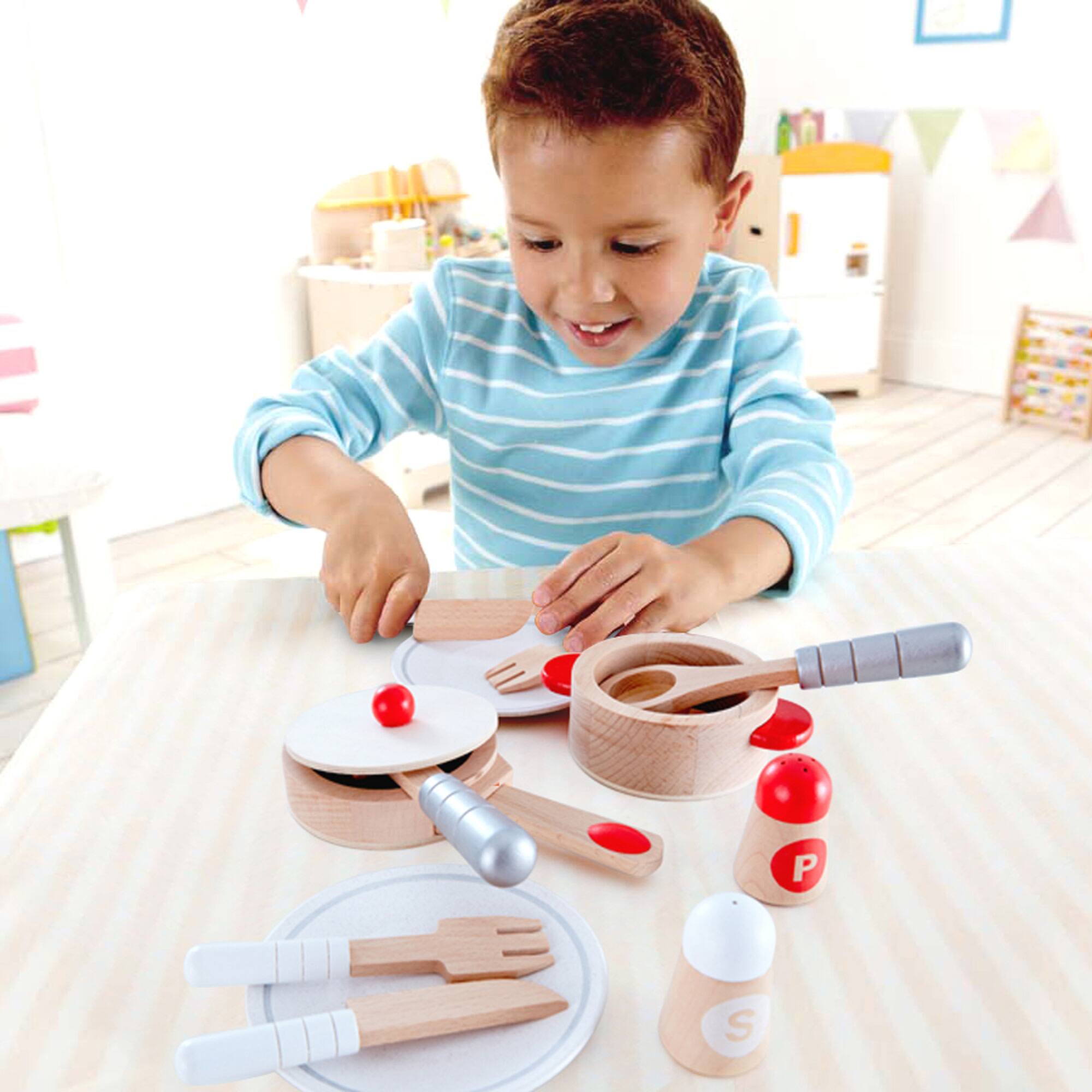 Hape Cook &#x26; Serve Kitchen Playset