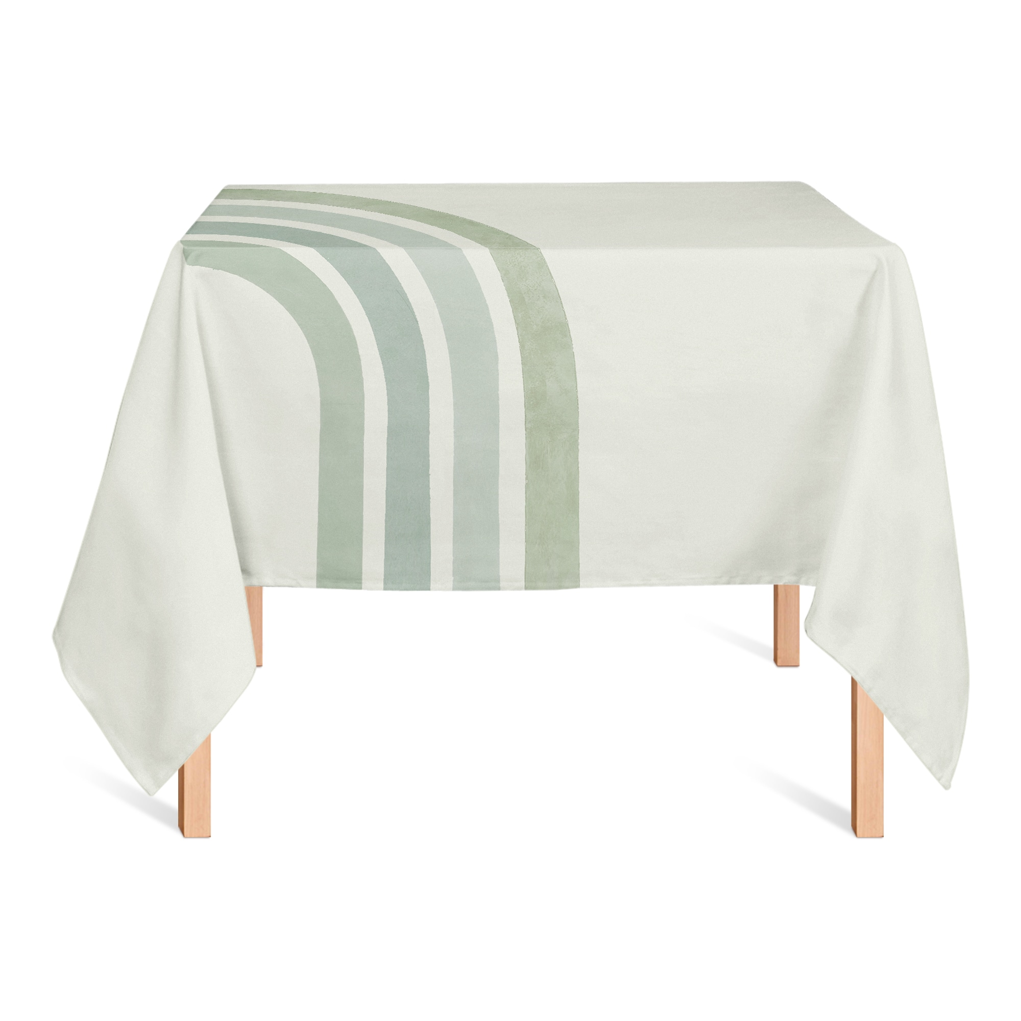 Green Rainbow 58" x 58" Tablecloth