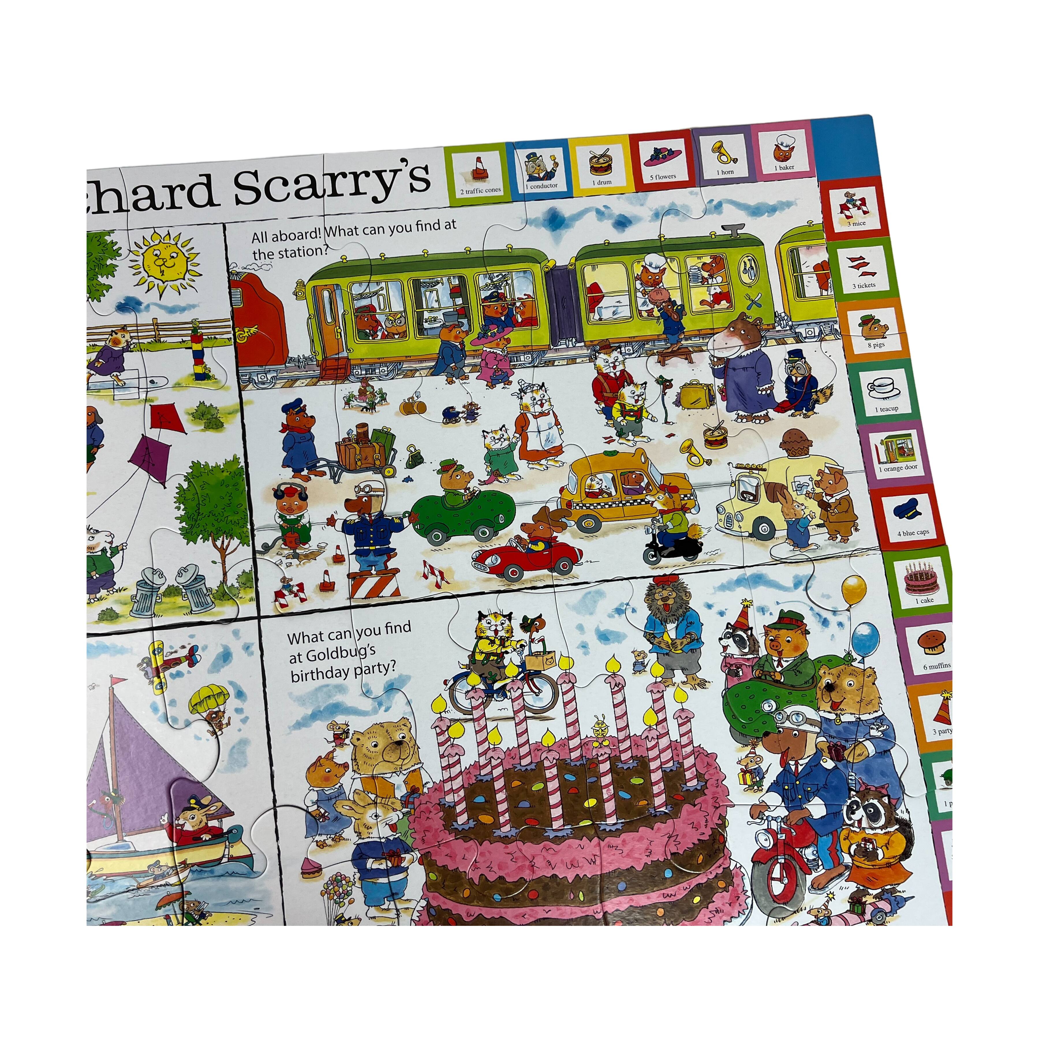 Richard Scarry&#x27;s Busytown Seek and Find! Giant Floor Puzzle: 28 Pcs