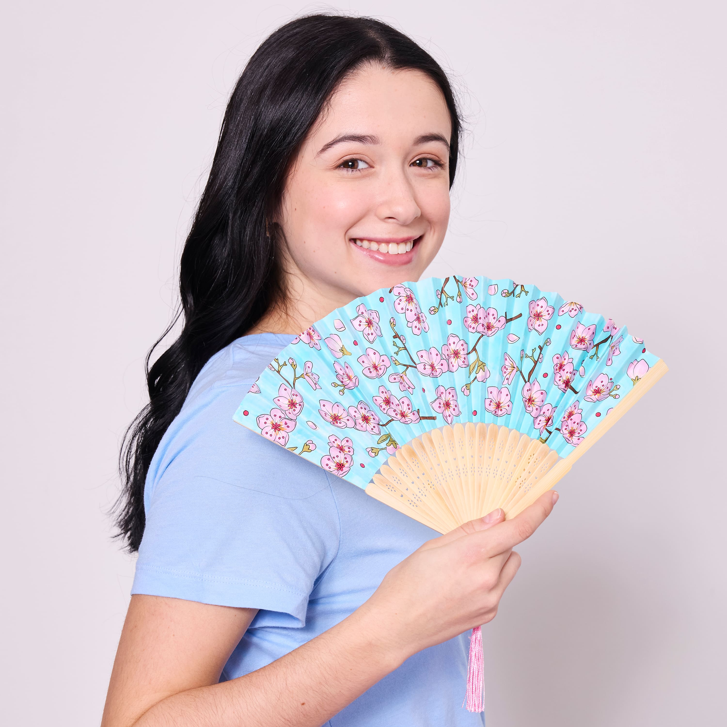 Faber-Castell&#xAE; Cherry Blossom Paper Fan Coloring Kit