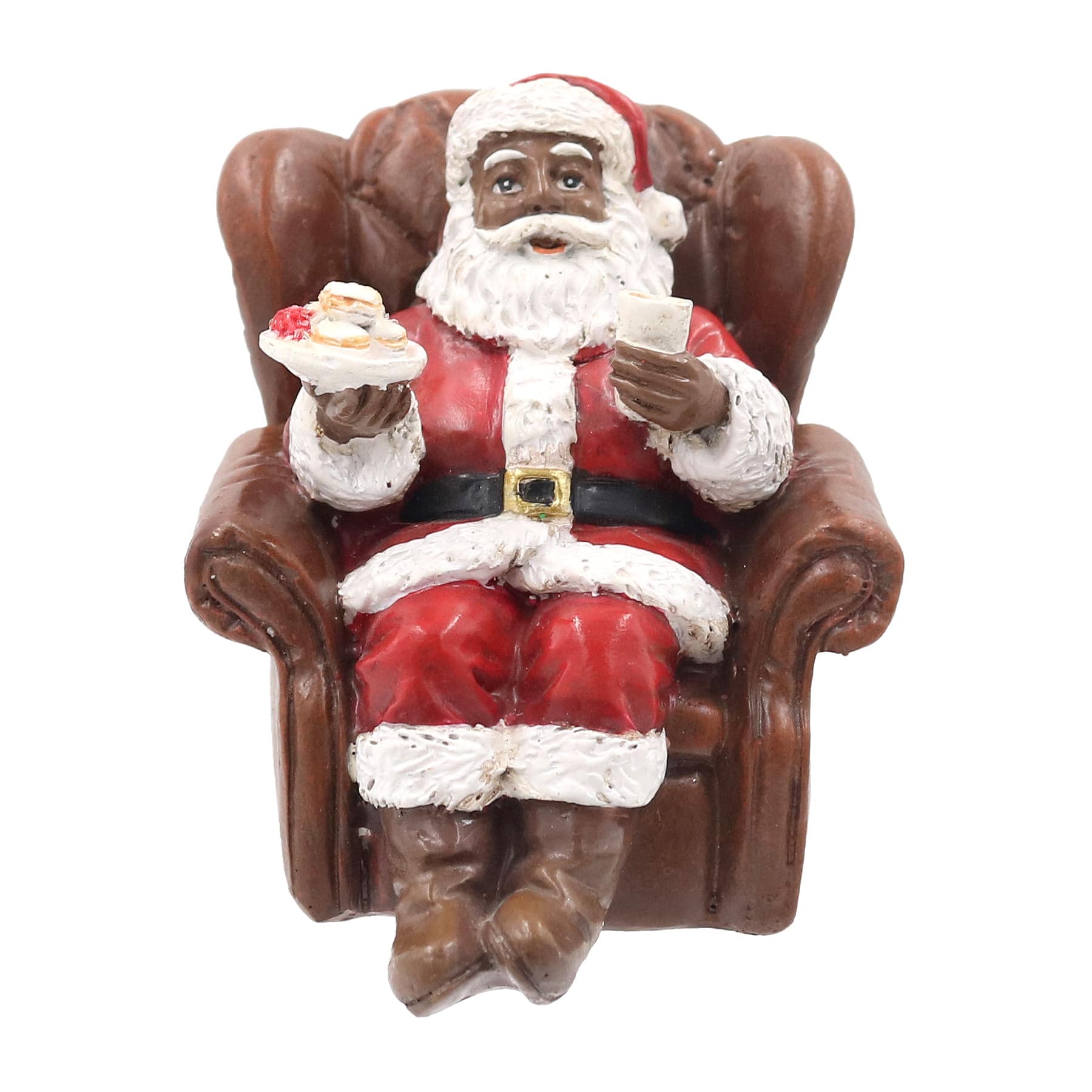 Mini Santa with Milk &#x26; Cookies Decoration by Ashland&#xAE;
