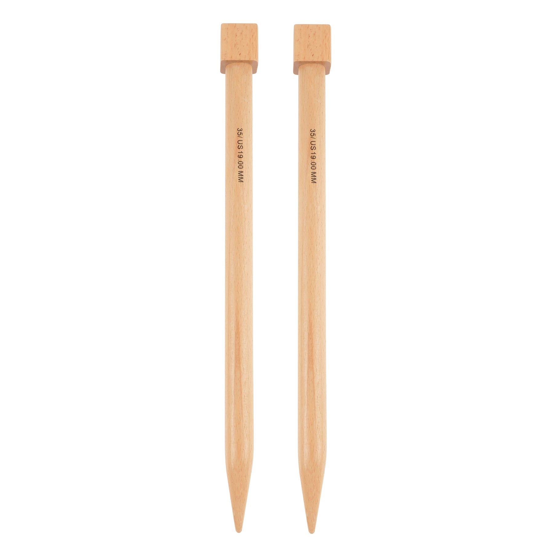 14" Jumbo Wood Knitting Needles by Loops & Threads®