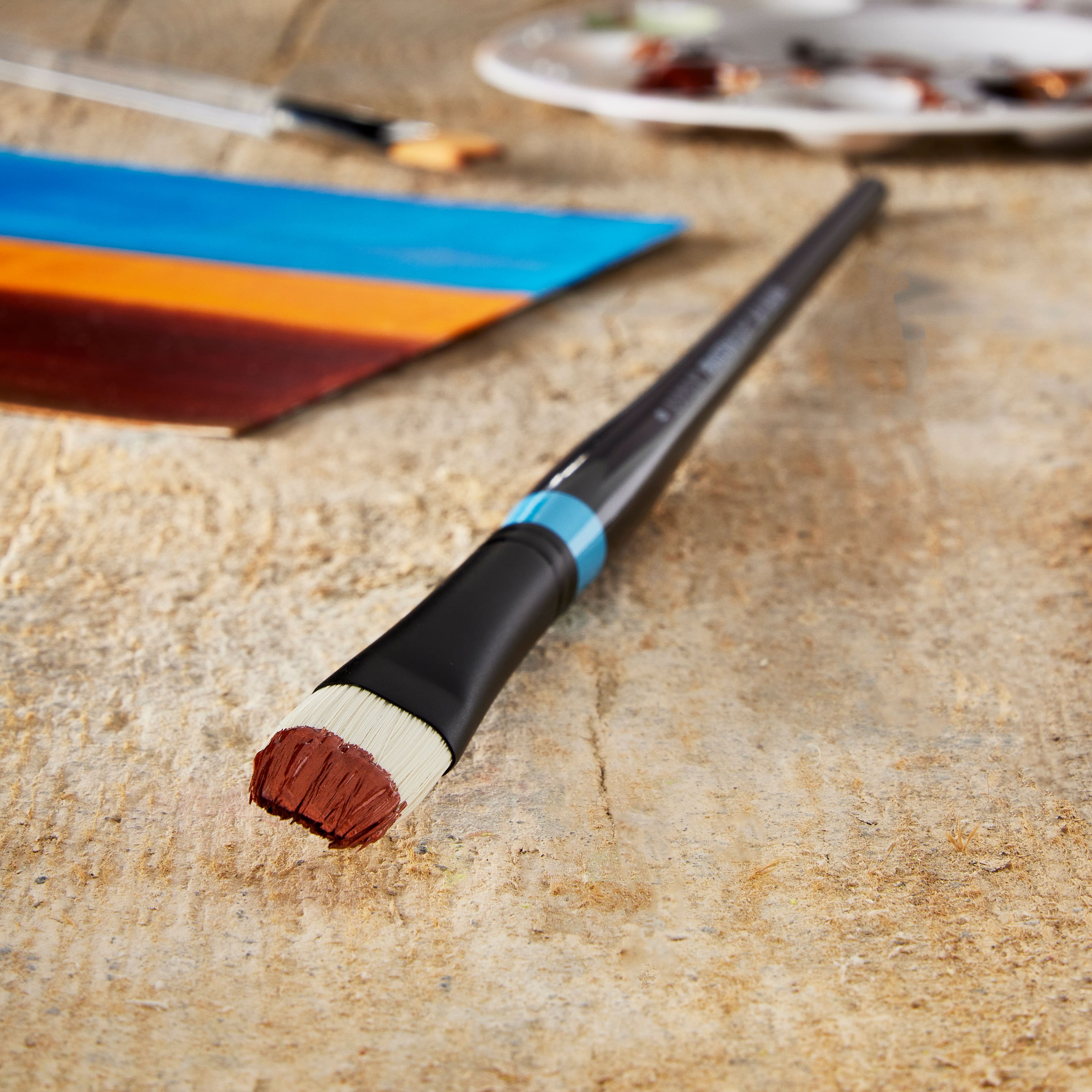 Princeton™ Aspen™ Synthetic Long Handle Flat Brush