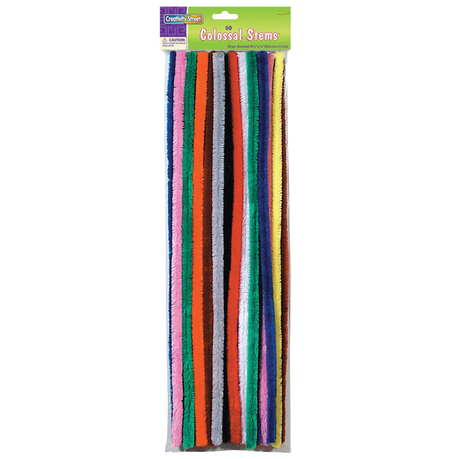 Creativity Street&#xAE; Assorted Colossal Chenille Stems, 50ct.