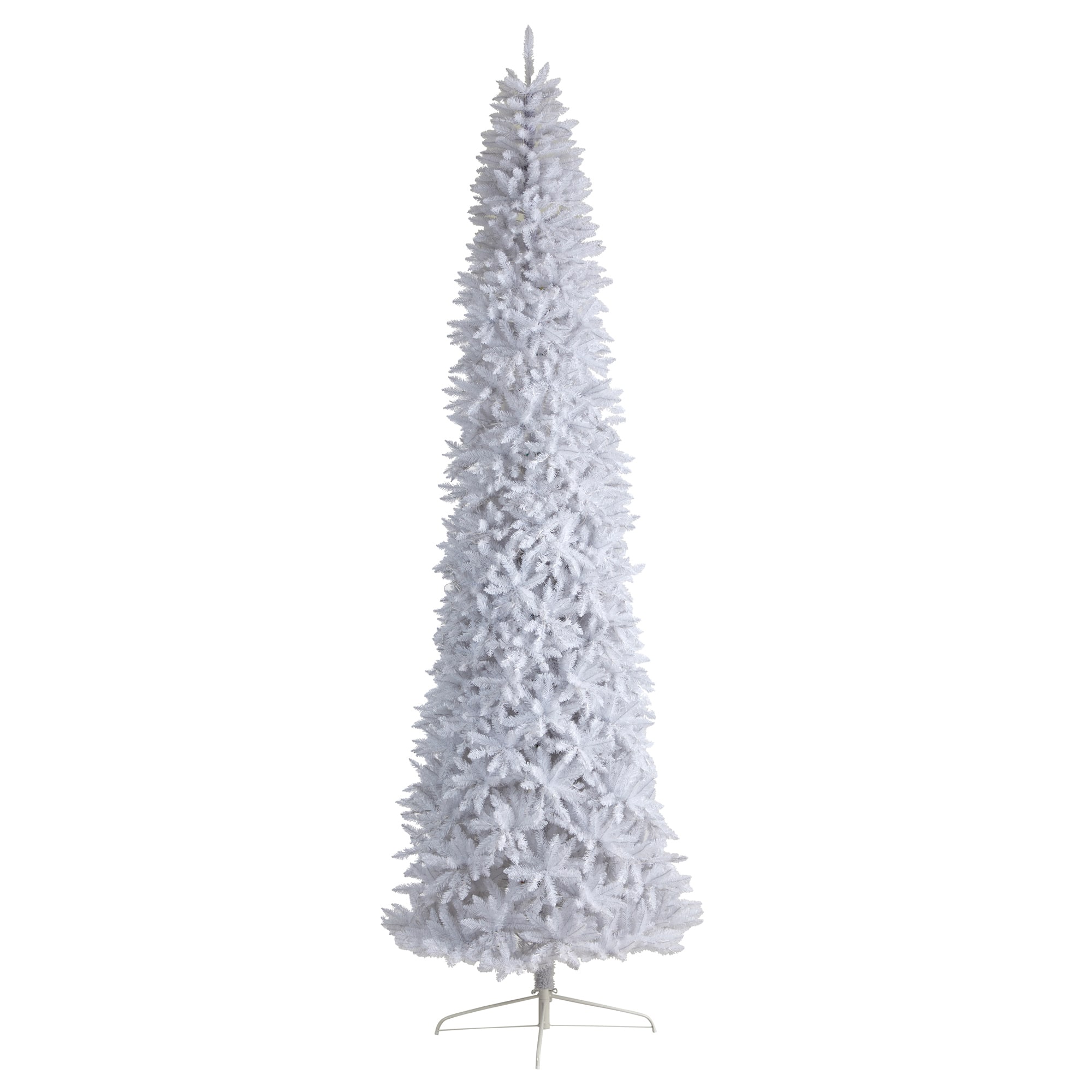 12ft. Unlit Slim White Artificial Christmas Tree