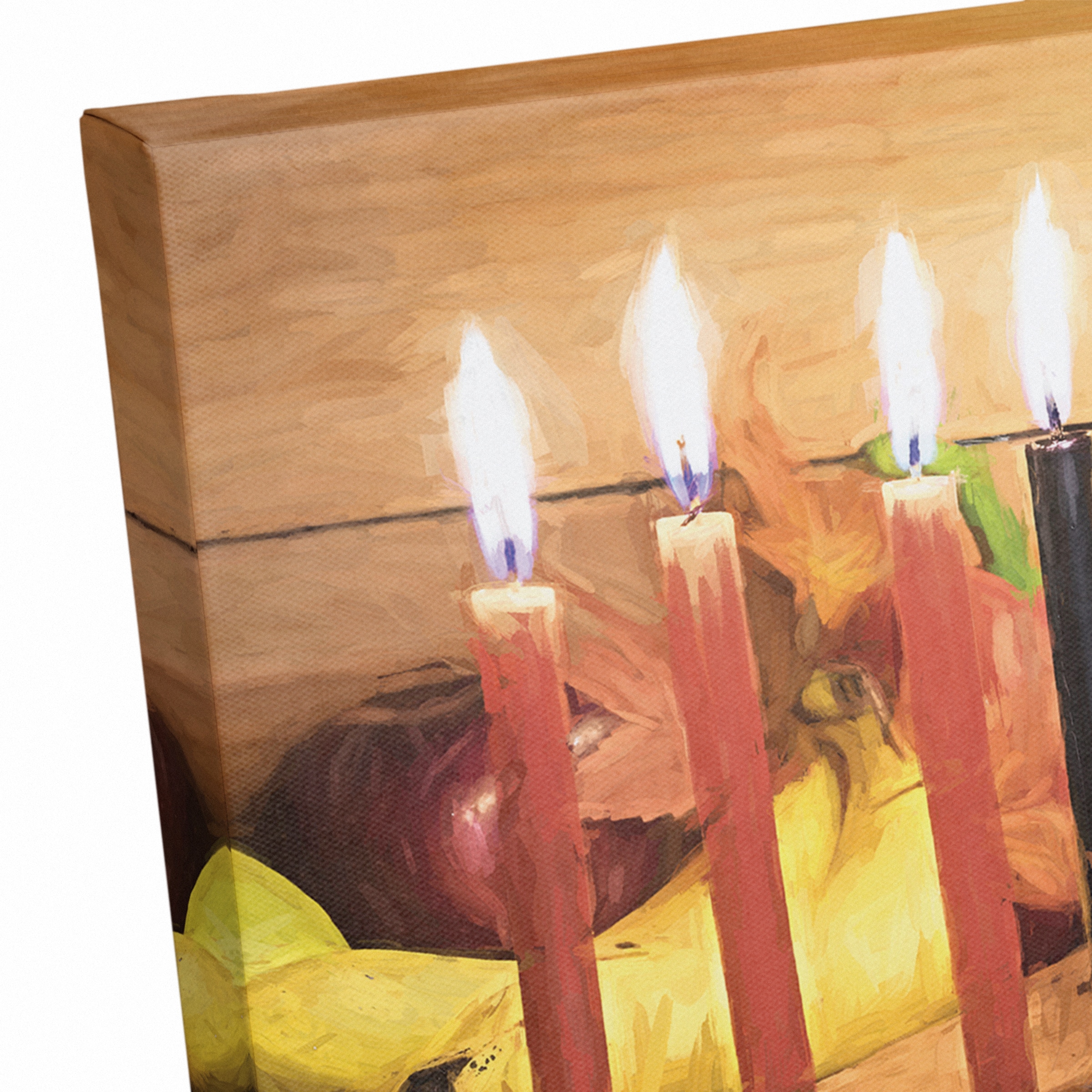 Joyous Kwanzaa Still Life Canvas Wall Art