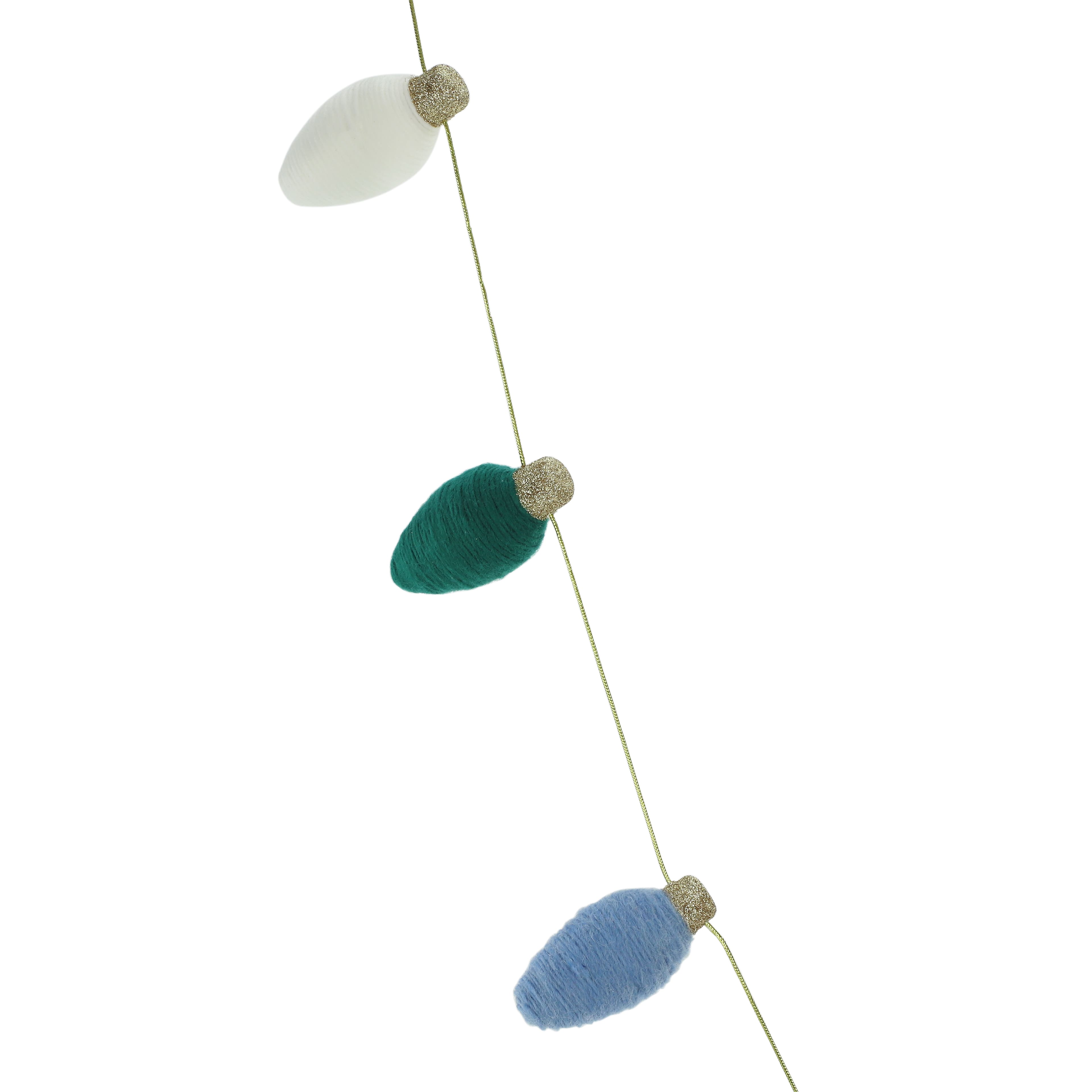 6ft. Multicolor Fabric Bulbs Garland by Ashland&#xAE;