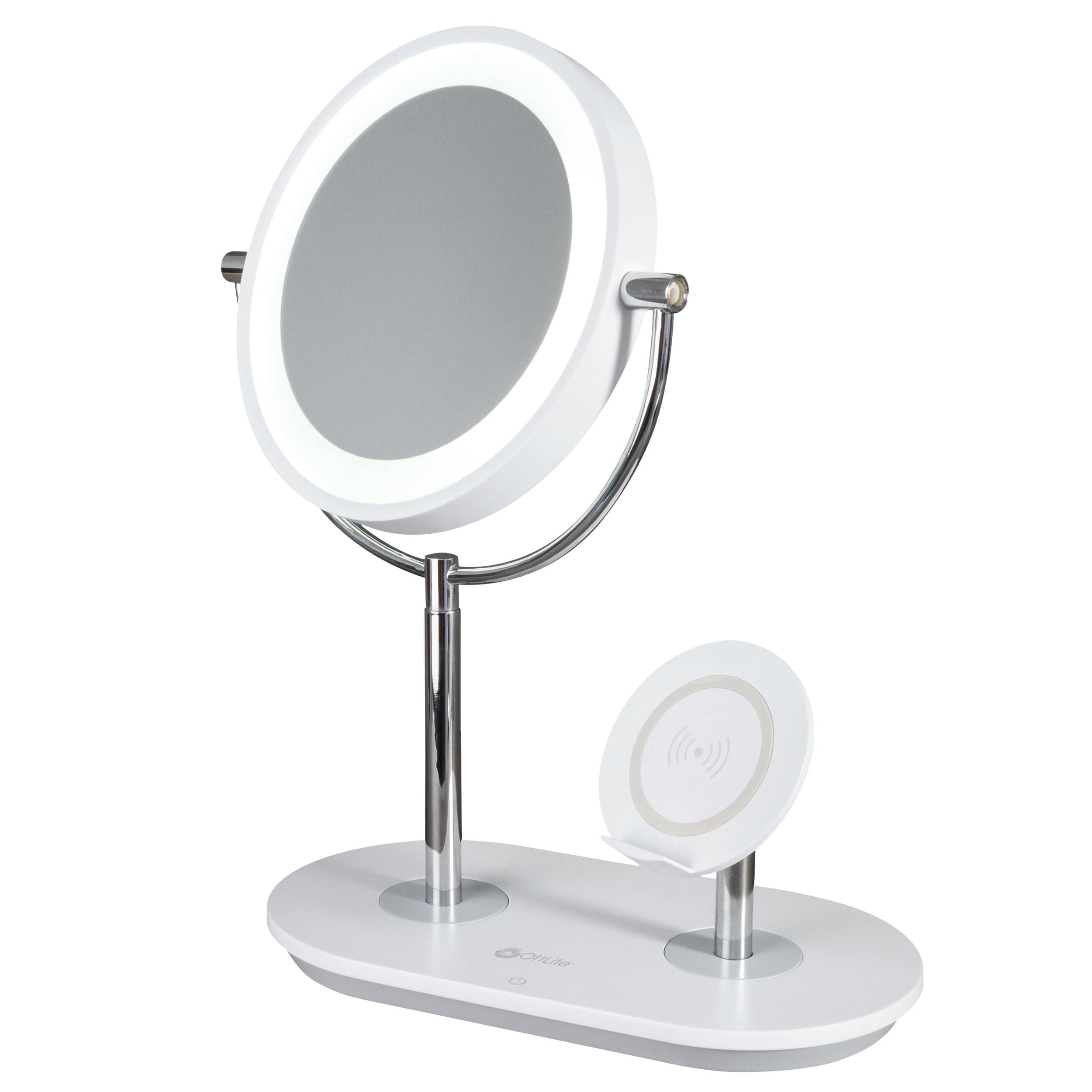 OttLite 15.65" Wireless Charging LED Makeup Mirror