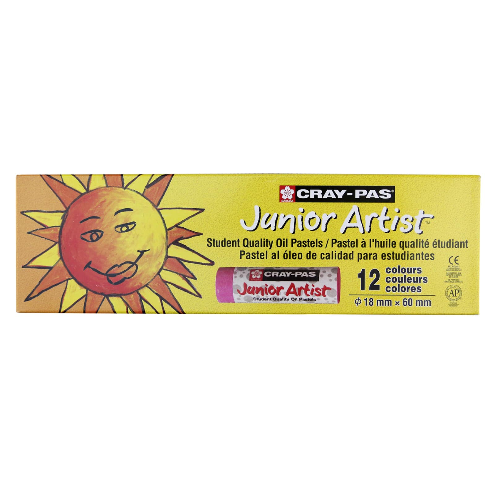 Sakura® Cray-Pas® Junior Artist™ Oil Pastel 12 Color Set