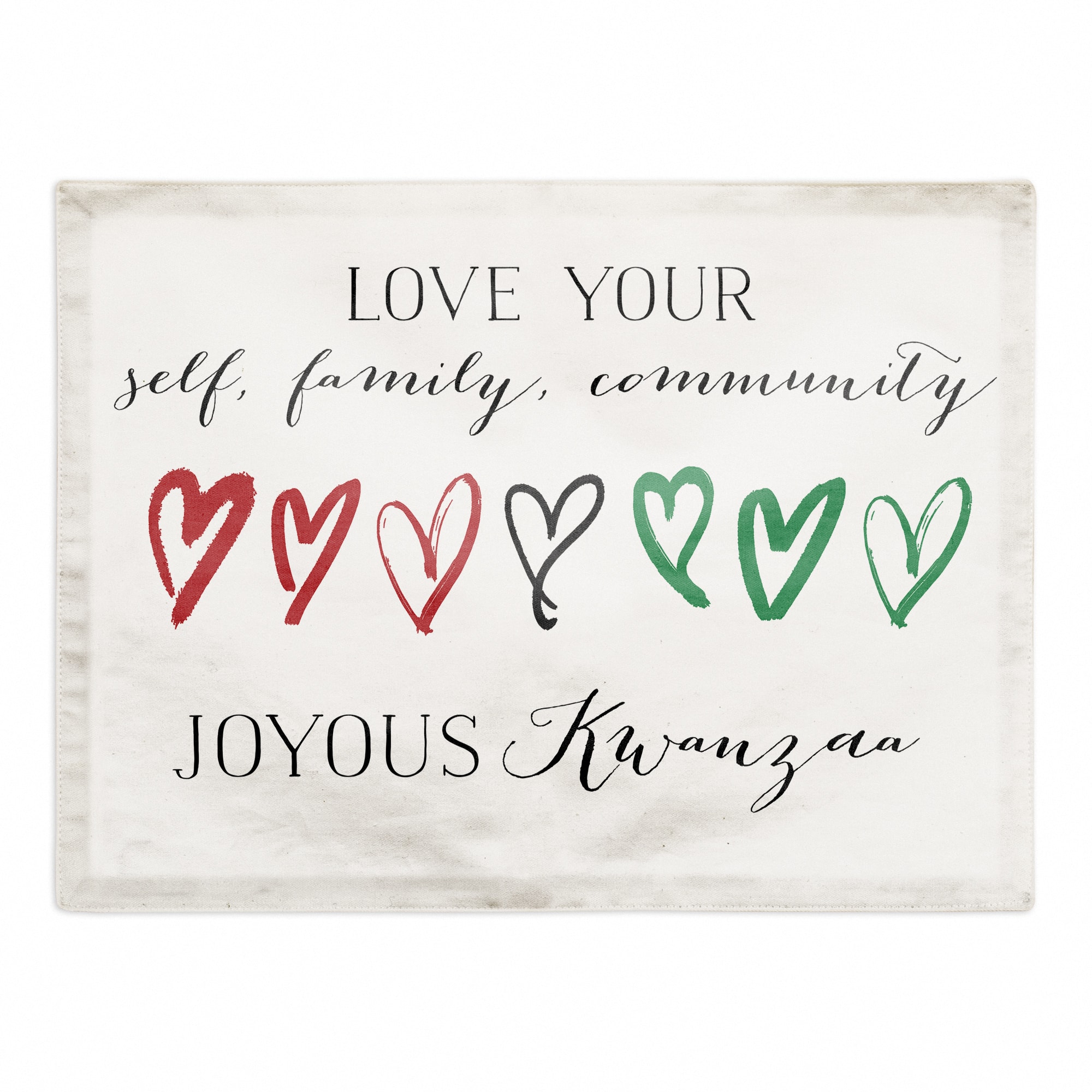 Love Self Family Community Print Placemat