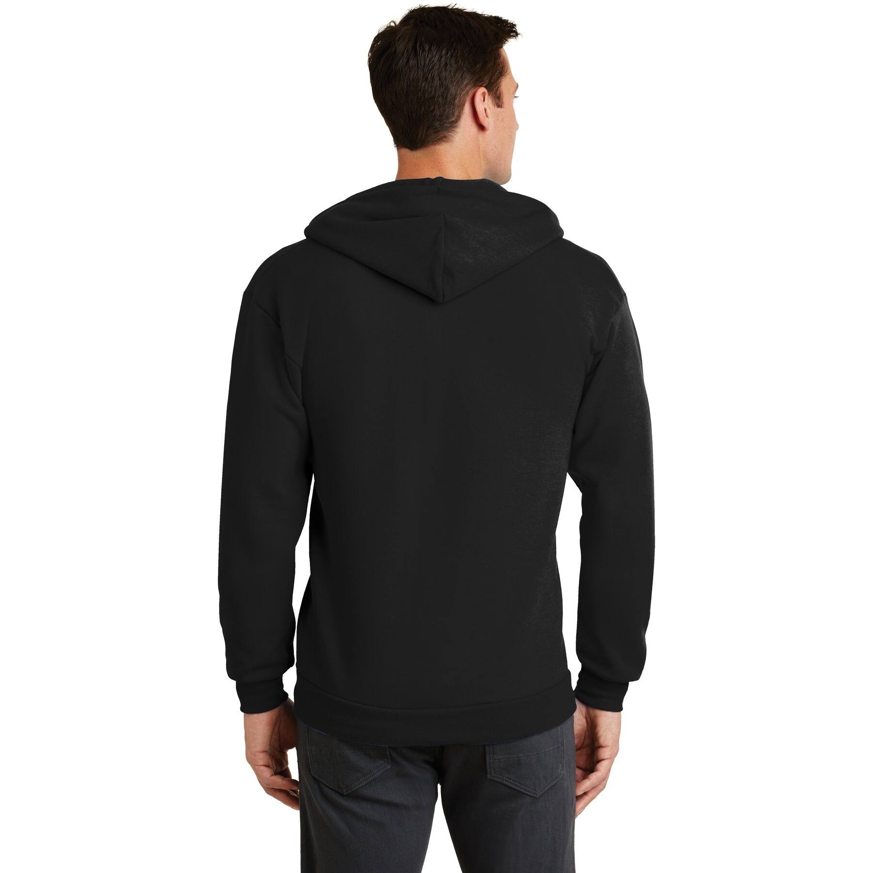 Port & Company® Neutrals Core Fleece Full-Zip Hooded Sweatshirt