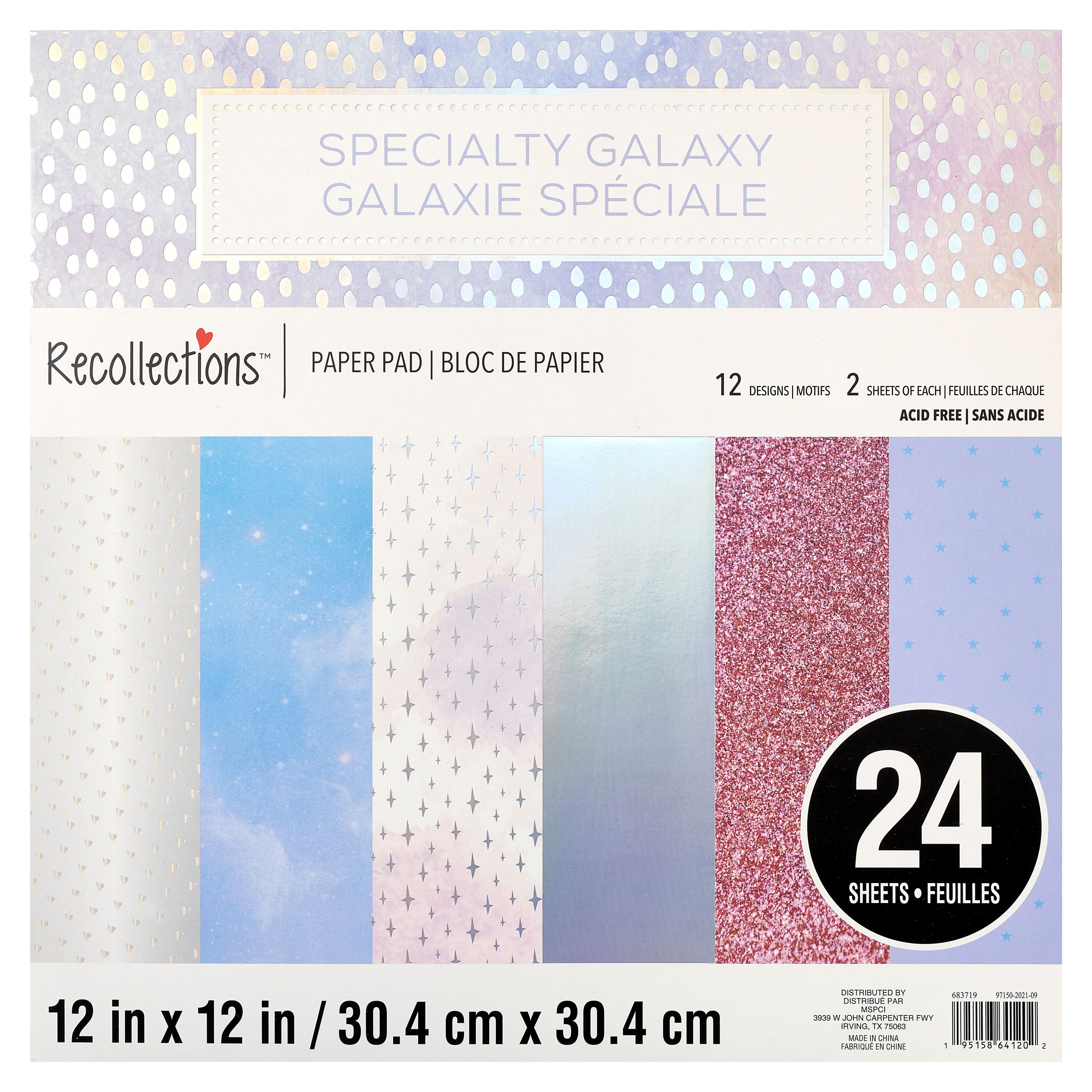 6 Pack: Specialty Galaxy Paper Pad by Recollections™