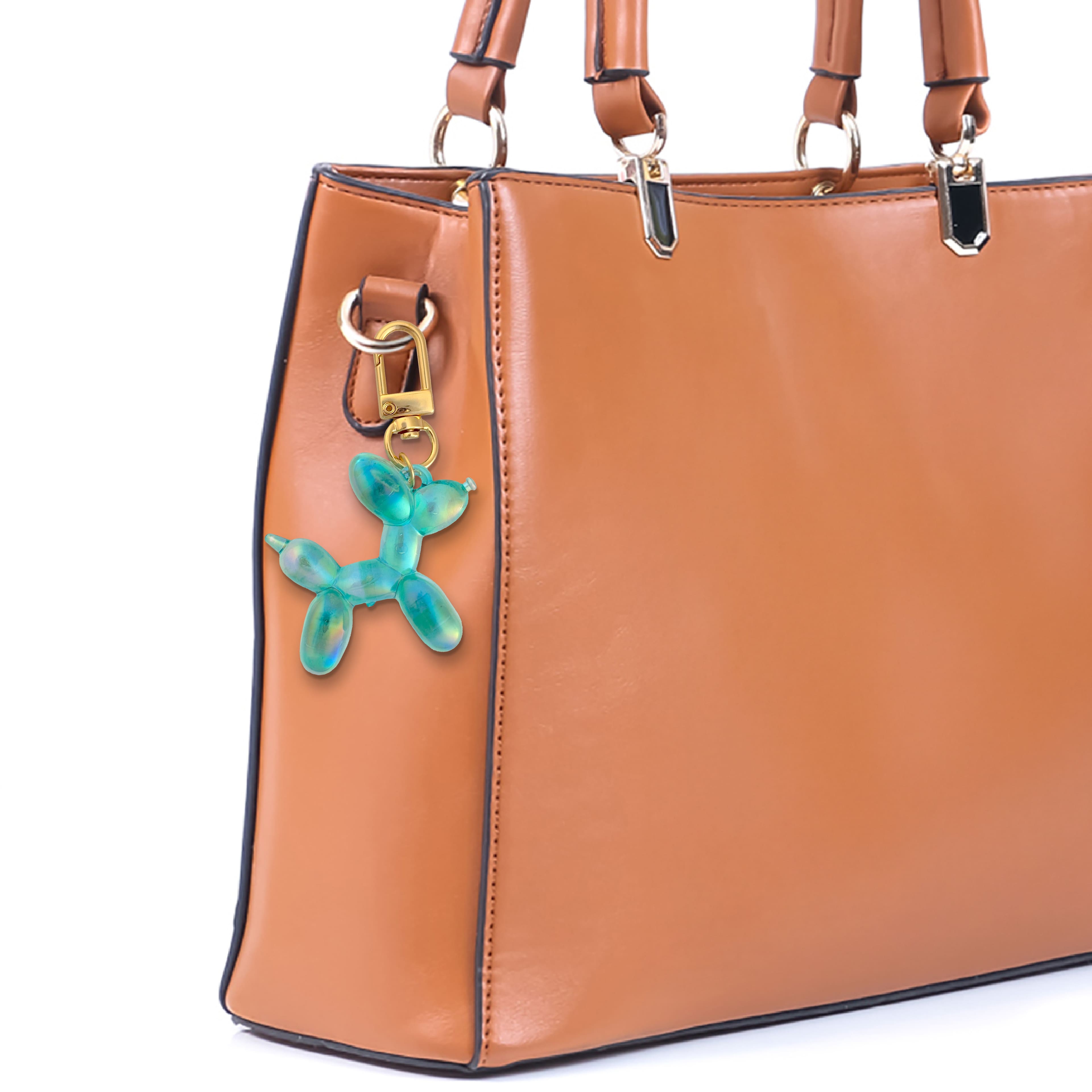 Blue Moon Studio&#x2122; Blue AB Balloon Dog Bag Charm