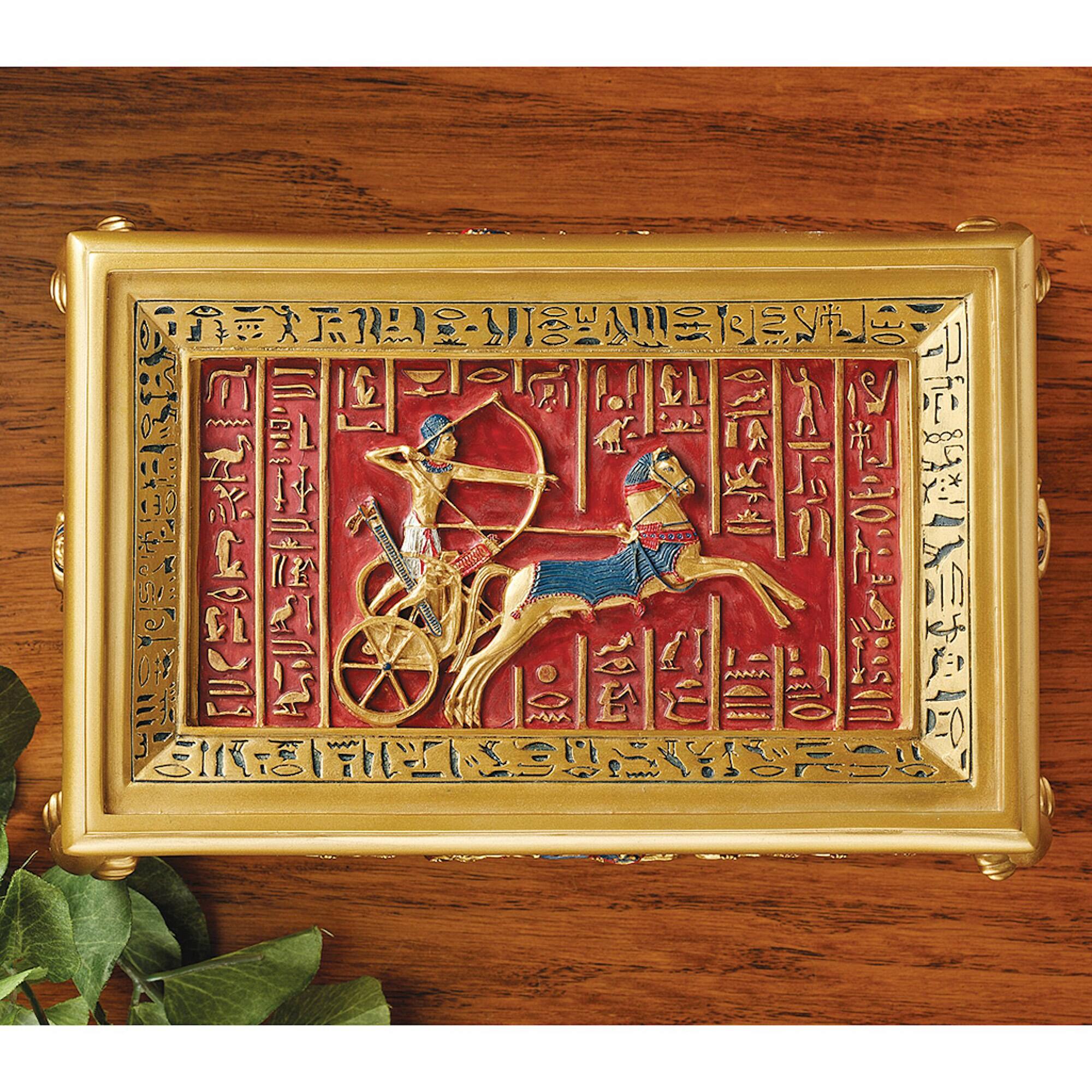 9&#x22; The Pharaoh&#x27;s Chariot Treasure Box