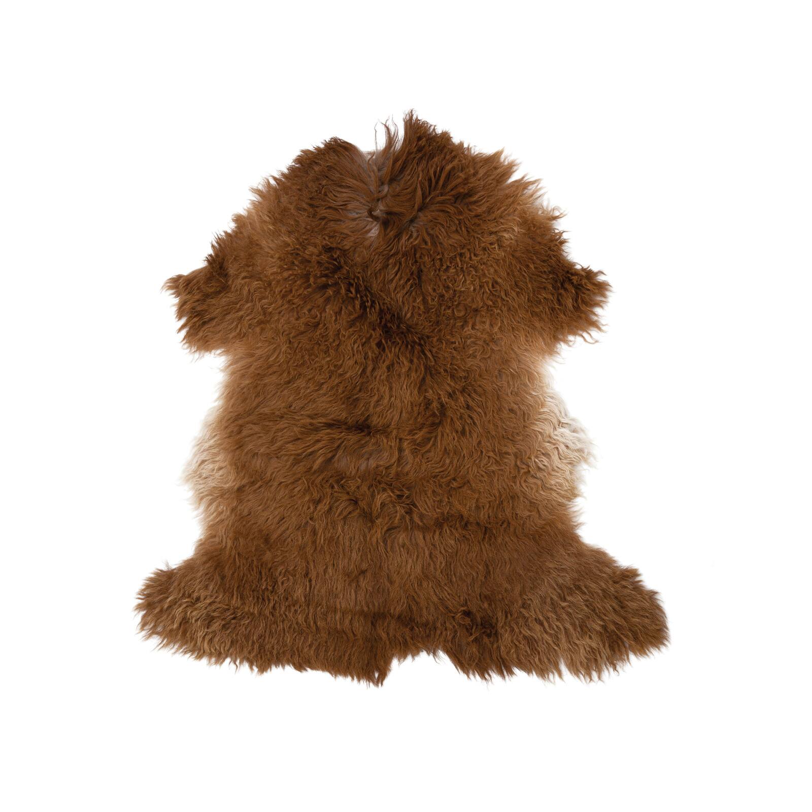Hello Honey&#xAE; 3ft. Natural Brown Fur Rug
