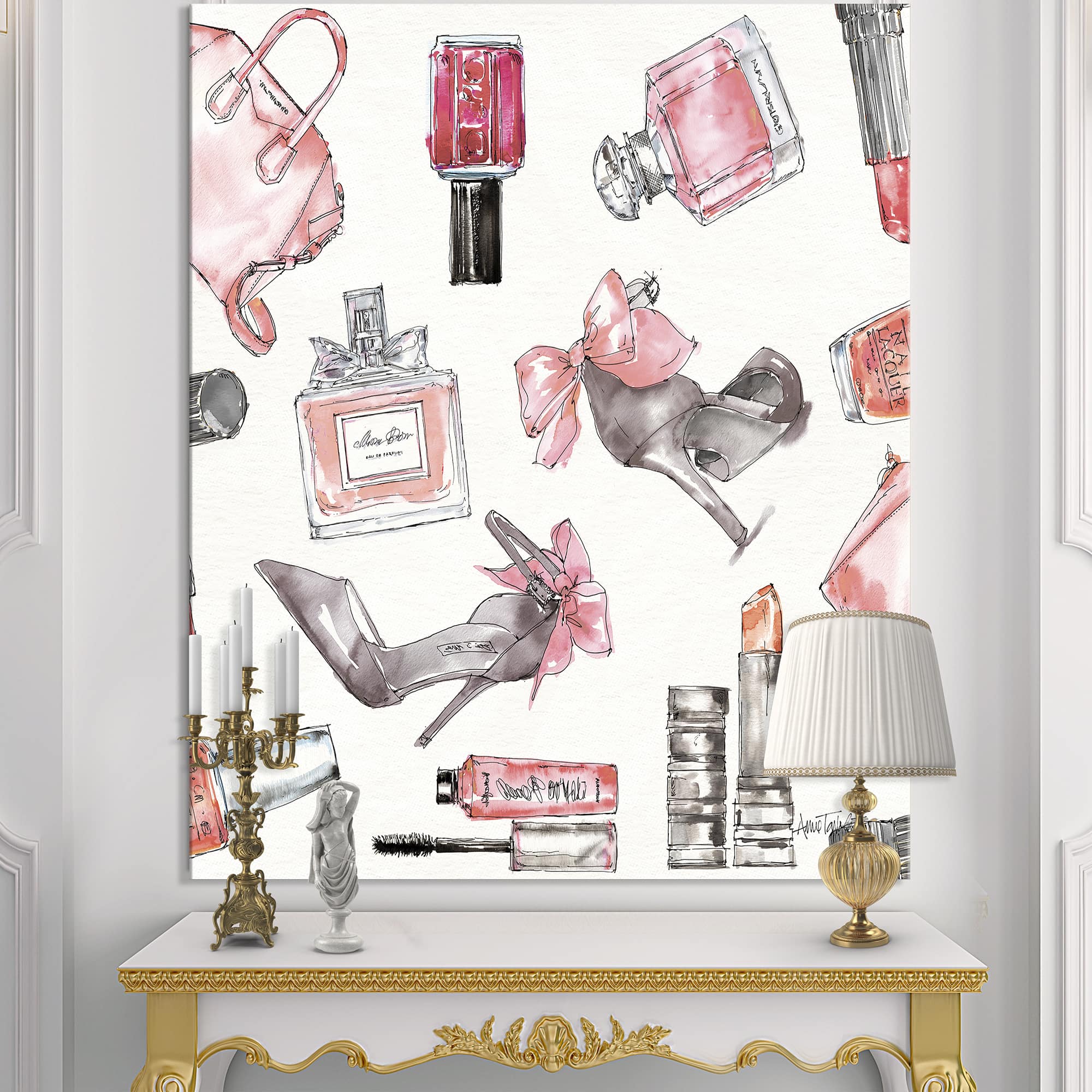 Designart - Glam Chic Accents Pattern I