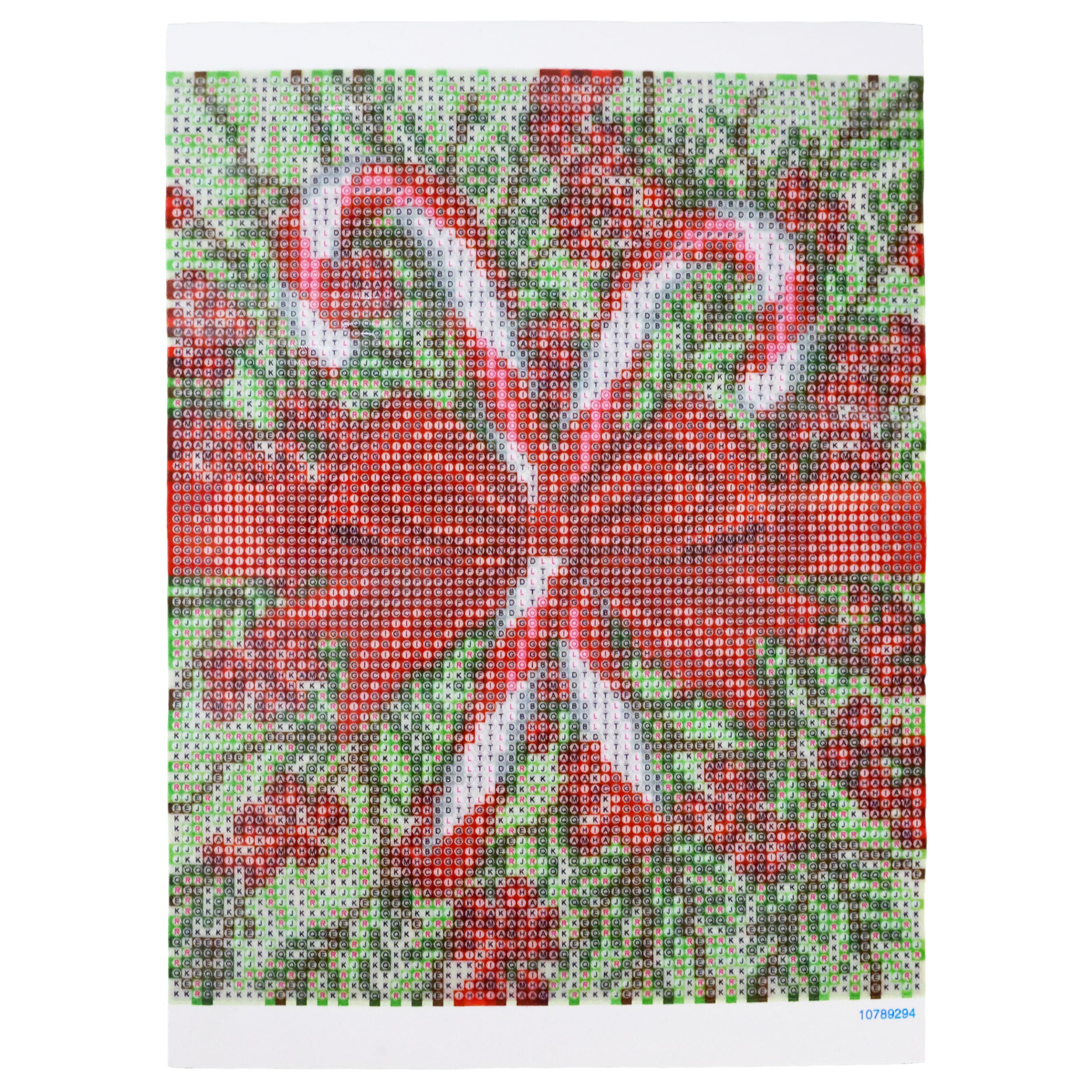 8" x 10" Candy Cane Diamond Art Kit with Frame by Make Market®