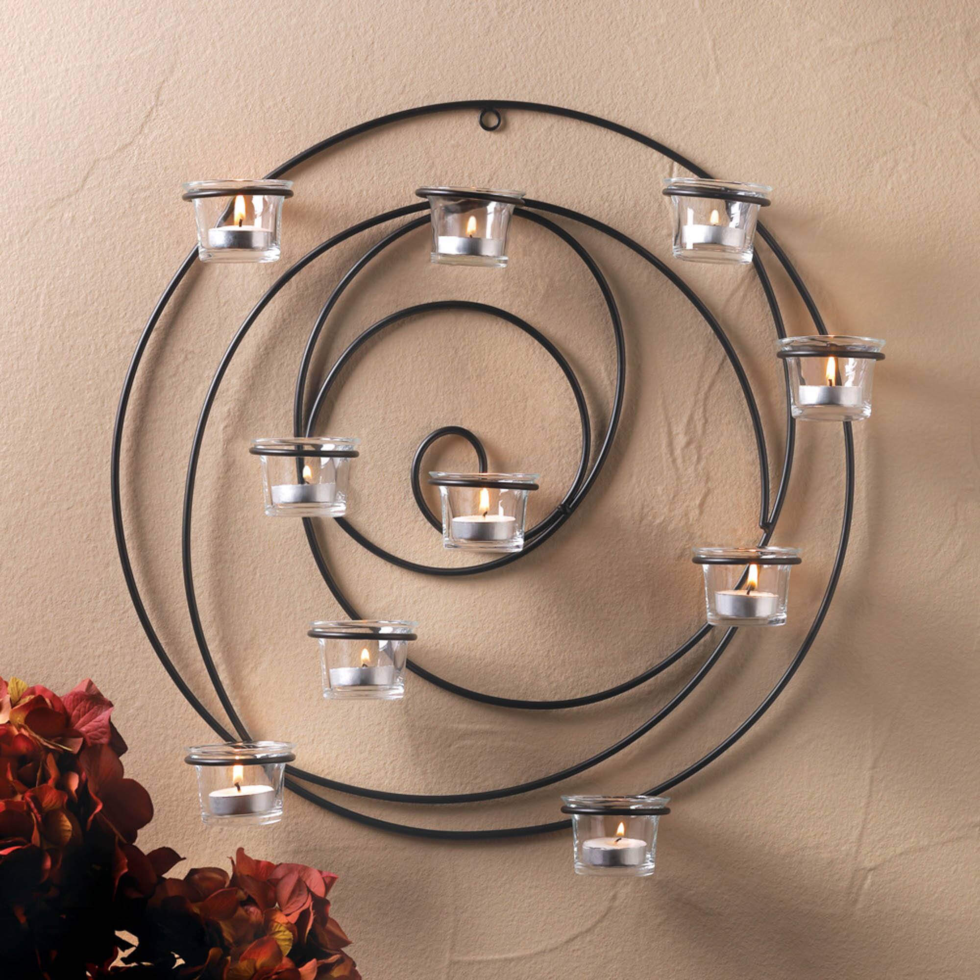 17.25&#x22; Hypnotic Candle Wall Sconce