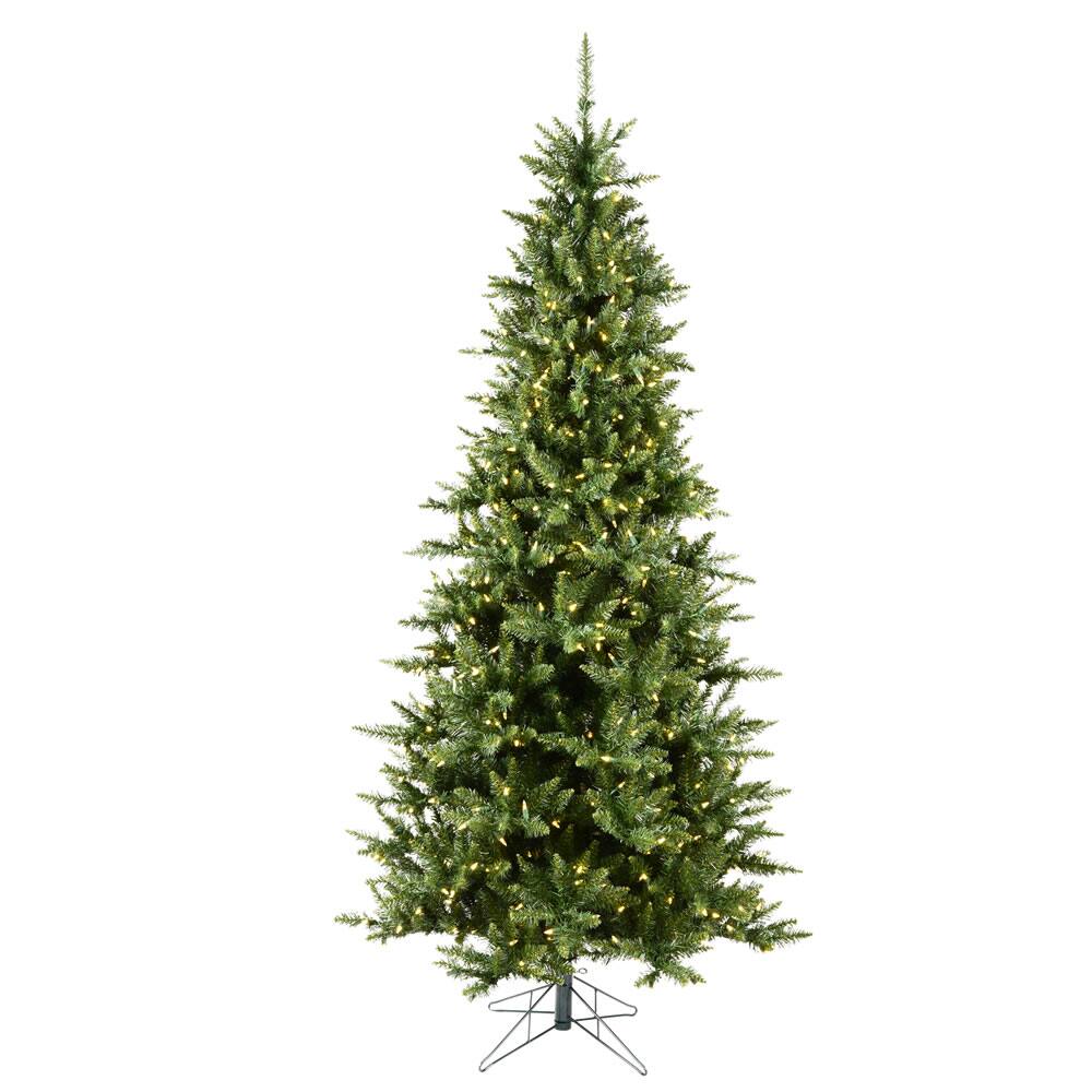 7.5ft. Pre-Lit Slim Camdon Fir Artificial Christmas Tree, Warm White Dura-Lit® LED Lights