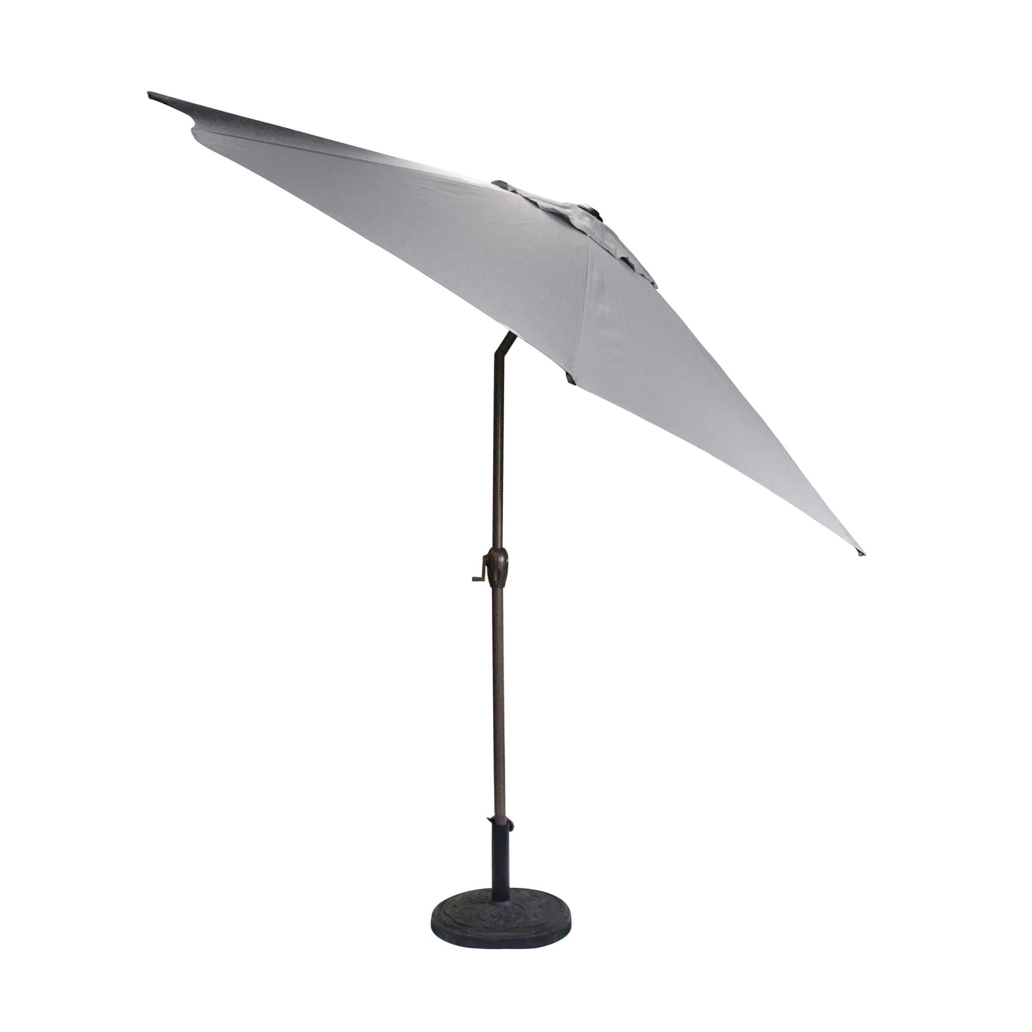9ft. Outdoor Patio Market Umbrella with Hand Crank & Tilt