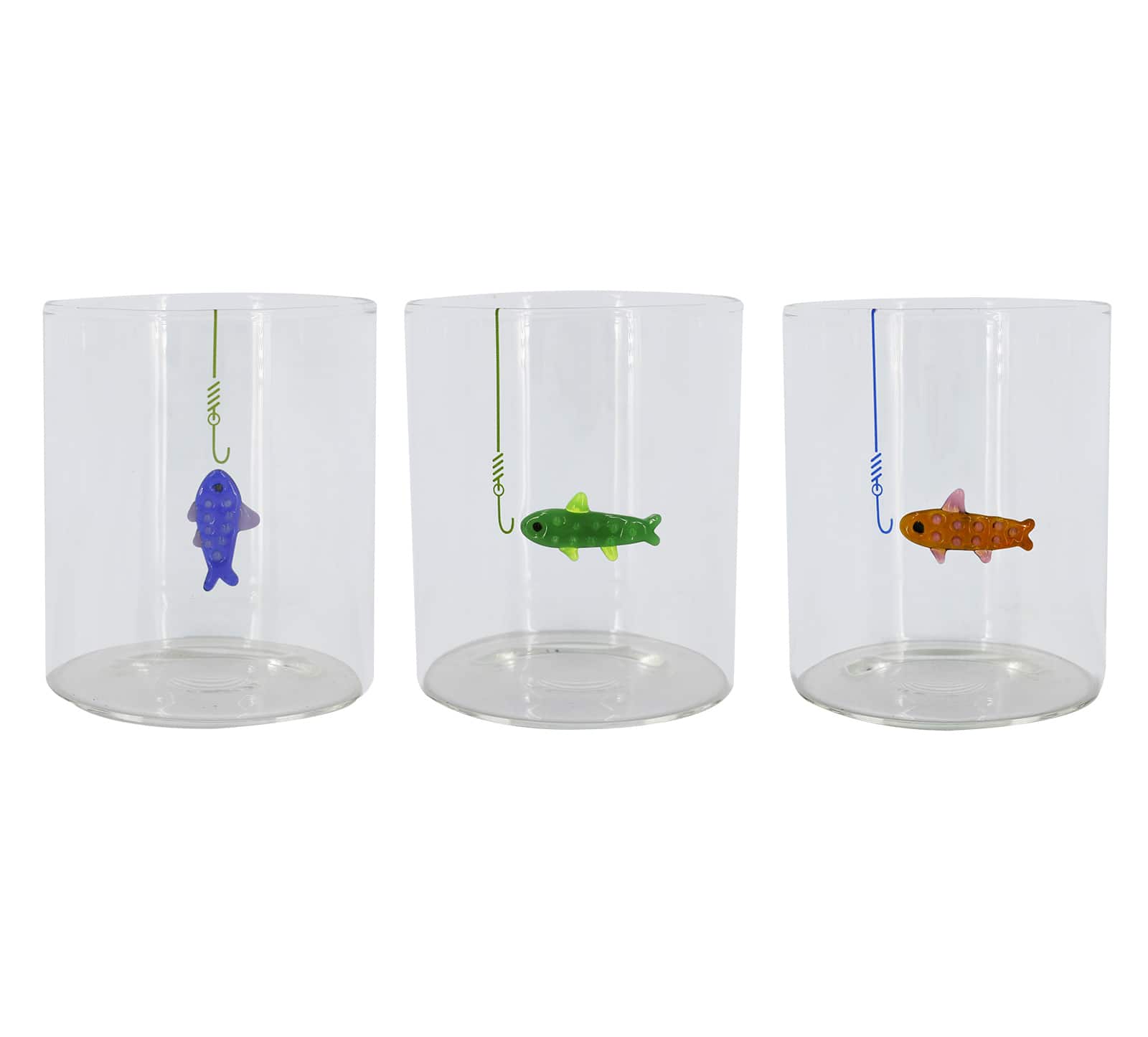 Assorted 13.5oz. Fish Glass Cup by Ashland&#xAE;