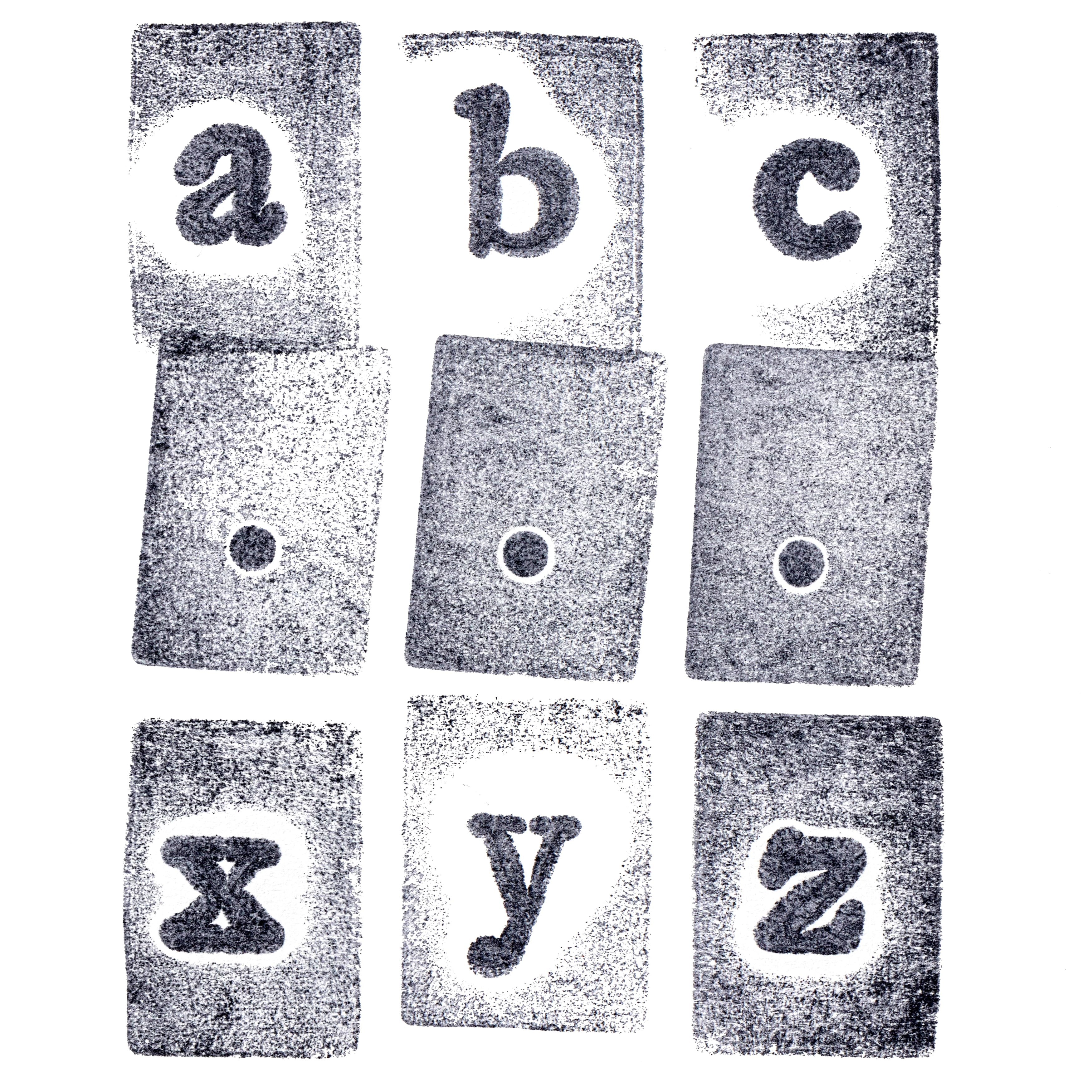 Lowercase Alphabet Wood Stamp Set by Recollections™