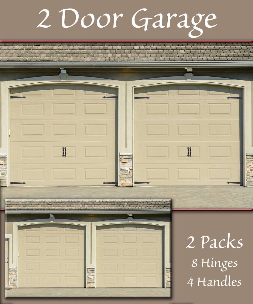 Household Essentials Black Premium Carriage House Garage Door Magnet Set