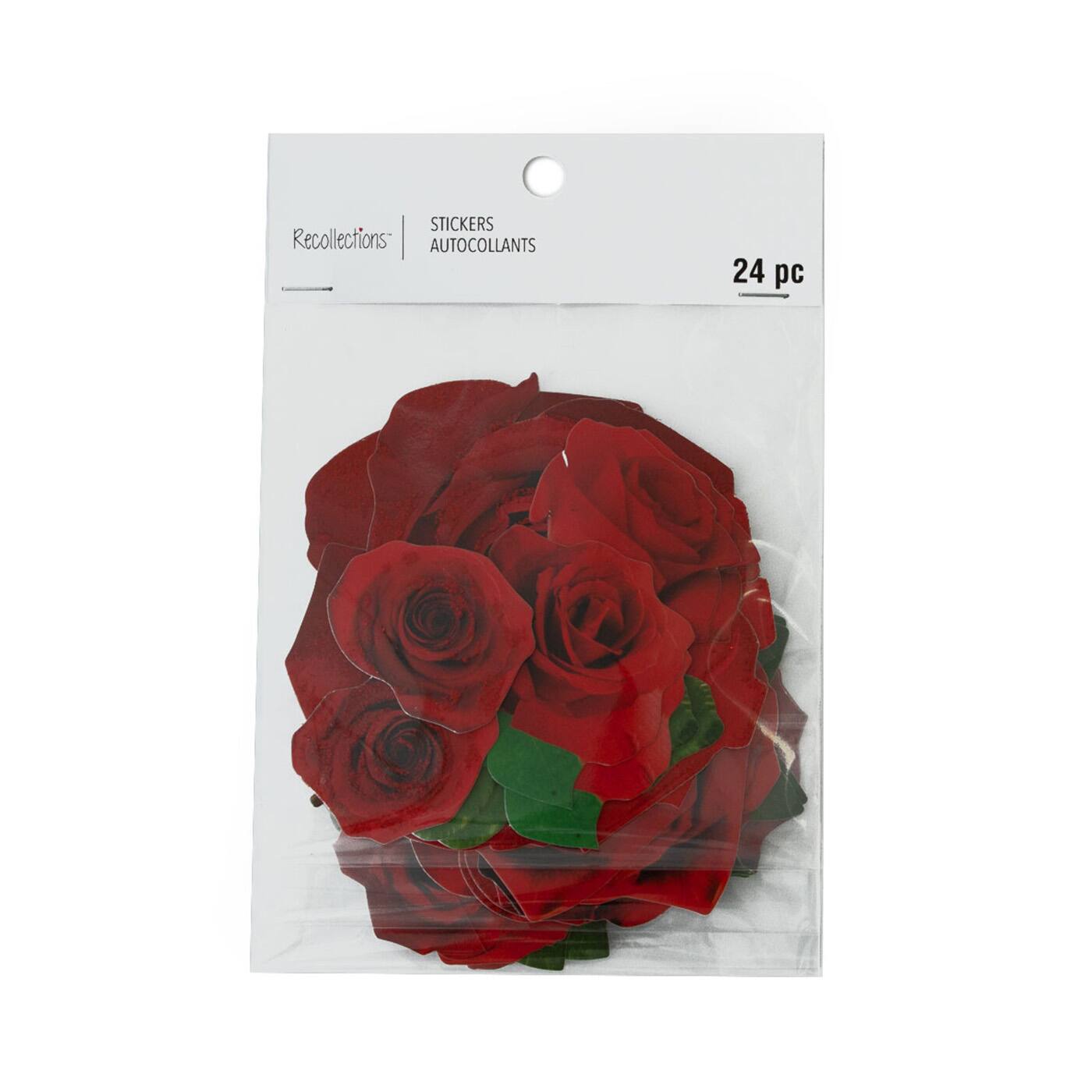 Red Rose Die Cut Stickers by Recollections™ | Michaels