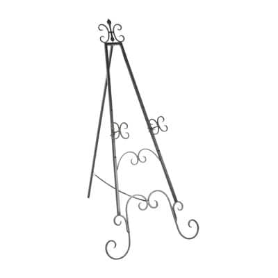 49'' Black Iron Traditional Easel | Michaels