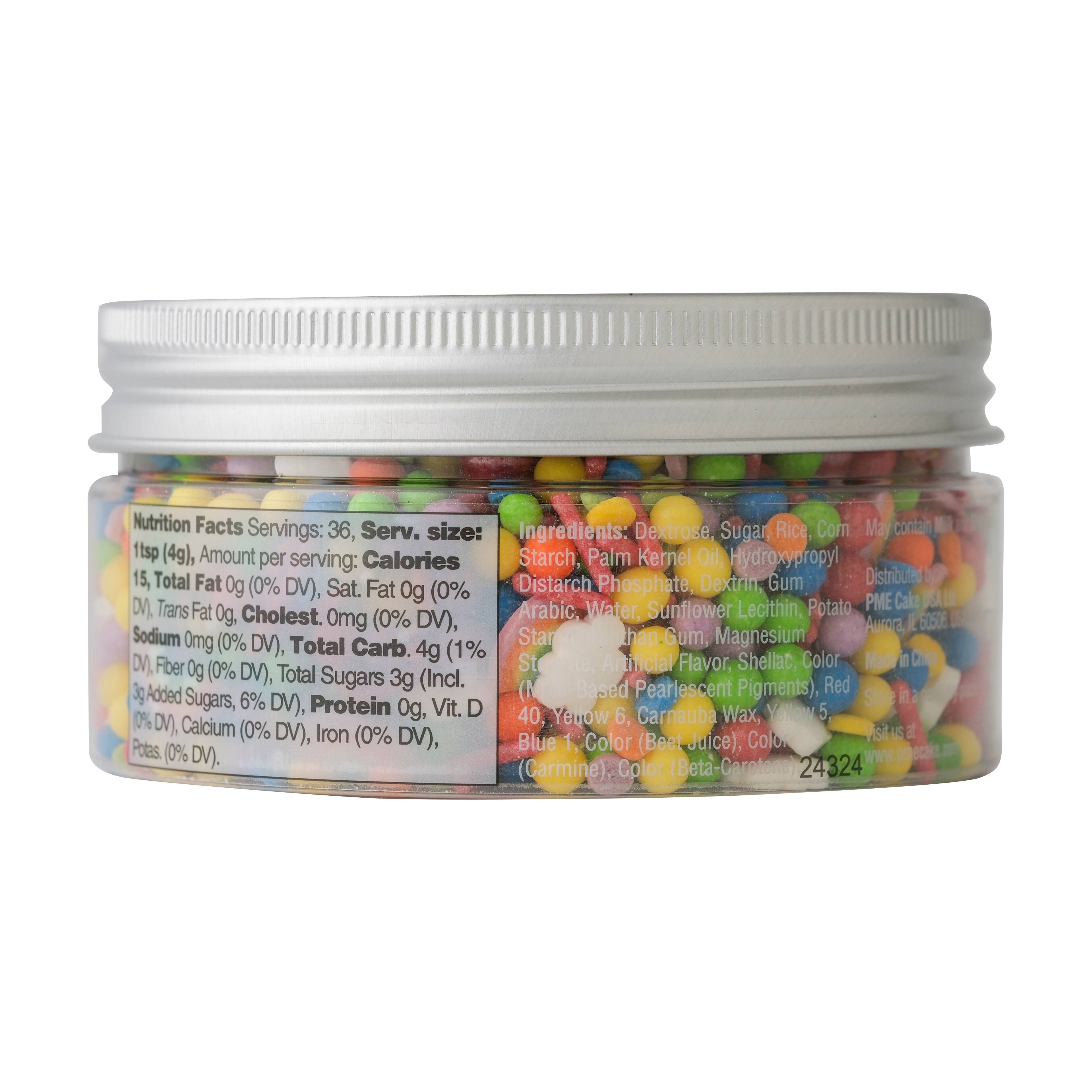 PME Cake Sweet Street® Rainbow Burst Sprinkle Mix