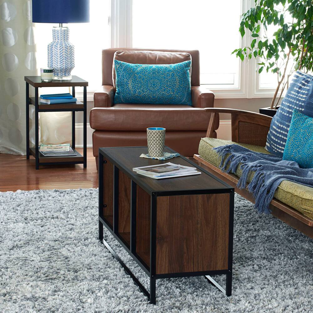 Household Essentials Jamestown 2-Shelf End Table