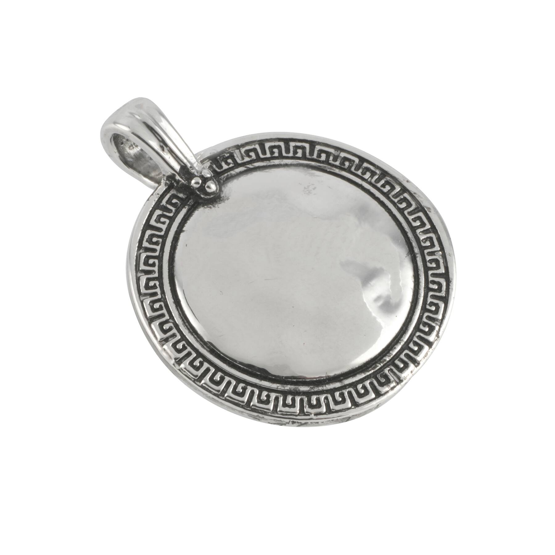 12 Pack: Hammered Metal Circle Pendant by Bead Landing&#x2122;