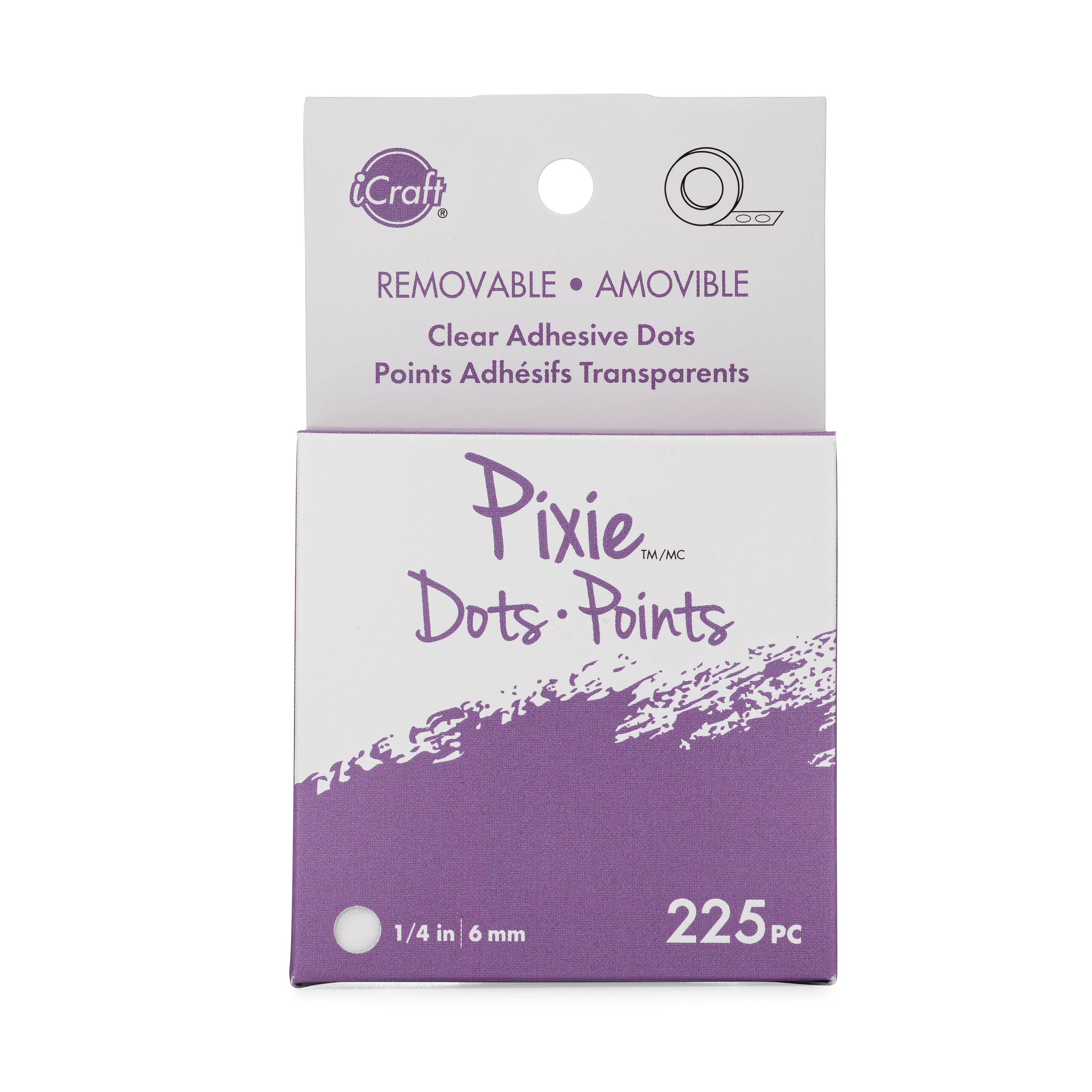 iCraft&#xAE; Pixie&#x2122; Clear Adhesive Dots, 225ct.