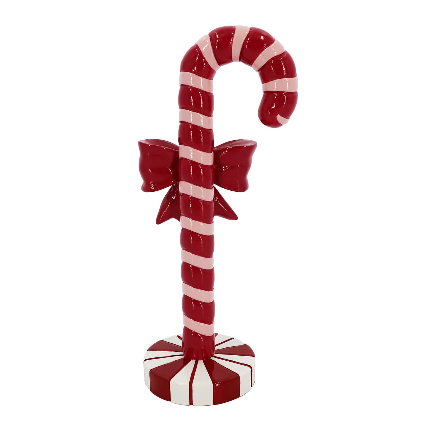 8&#x22; Candy Cane with Bow Tabletop D&#xE9;cor by Ashland&#xAE;